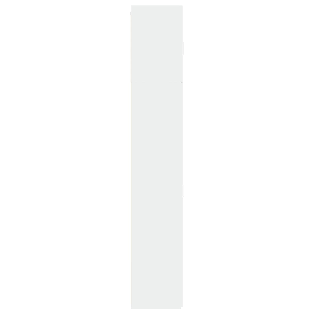 Dulap înalt, alb, 80x42,5x249 cm, lemn prelucrat GartenMobel Dekor