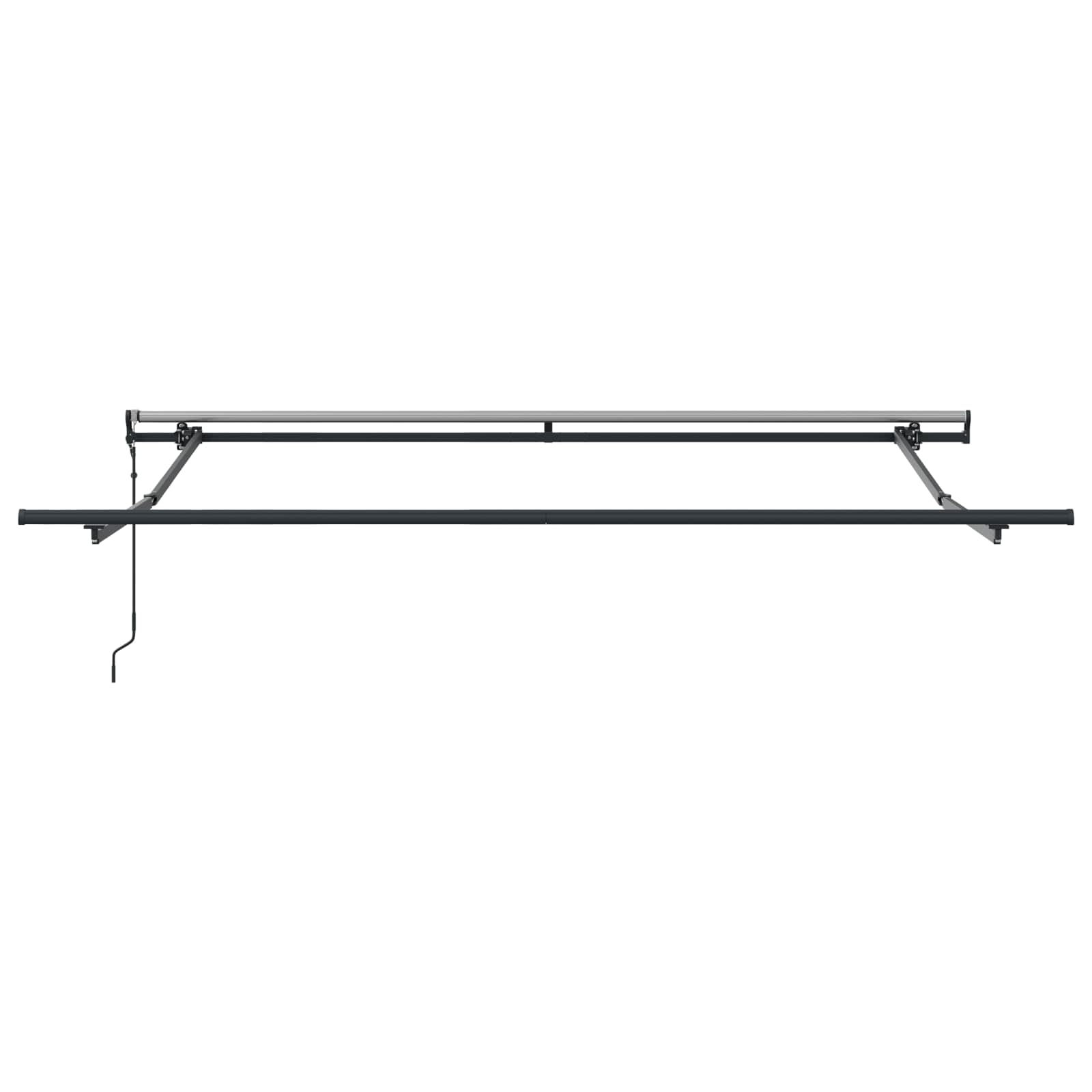 Cortina Retractabilă Roșu și Alb 300 x 250 cm GartenMobel Dekor