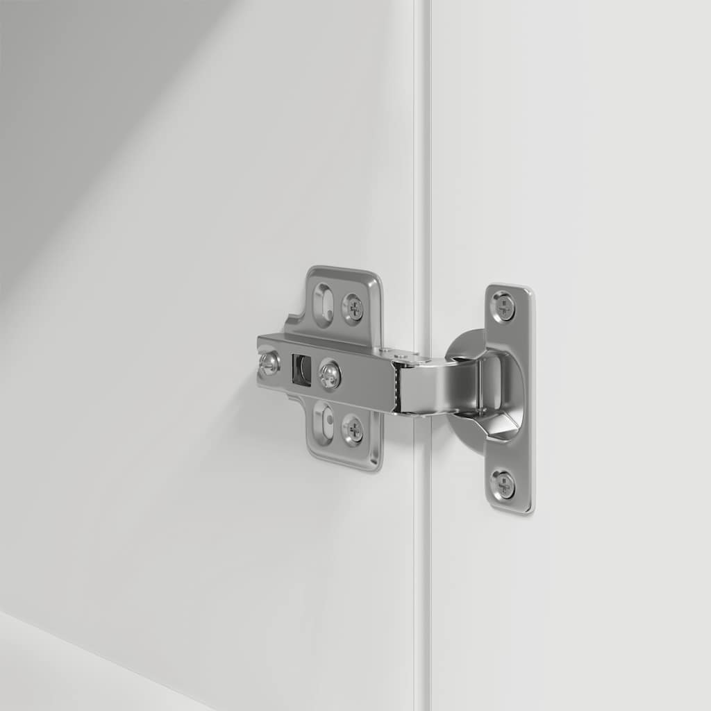 Dulap înalt, alb, 70x35x180 cm, lemn prelucrat GartenMobel Dekor