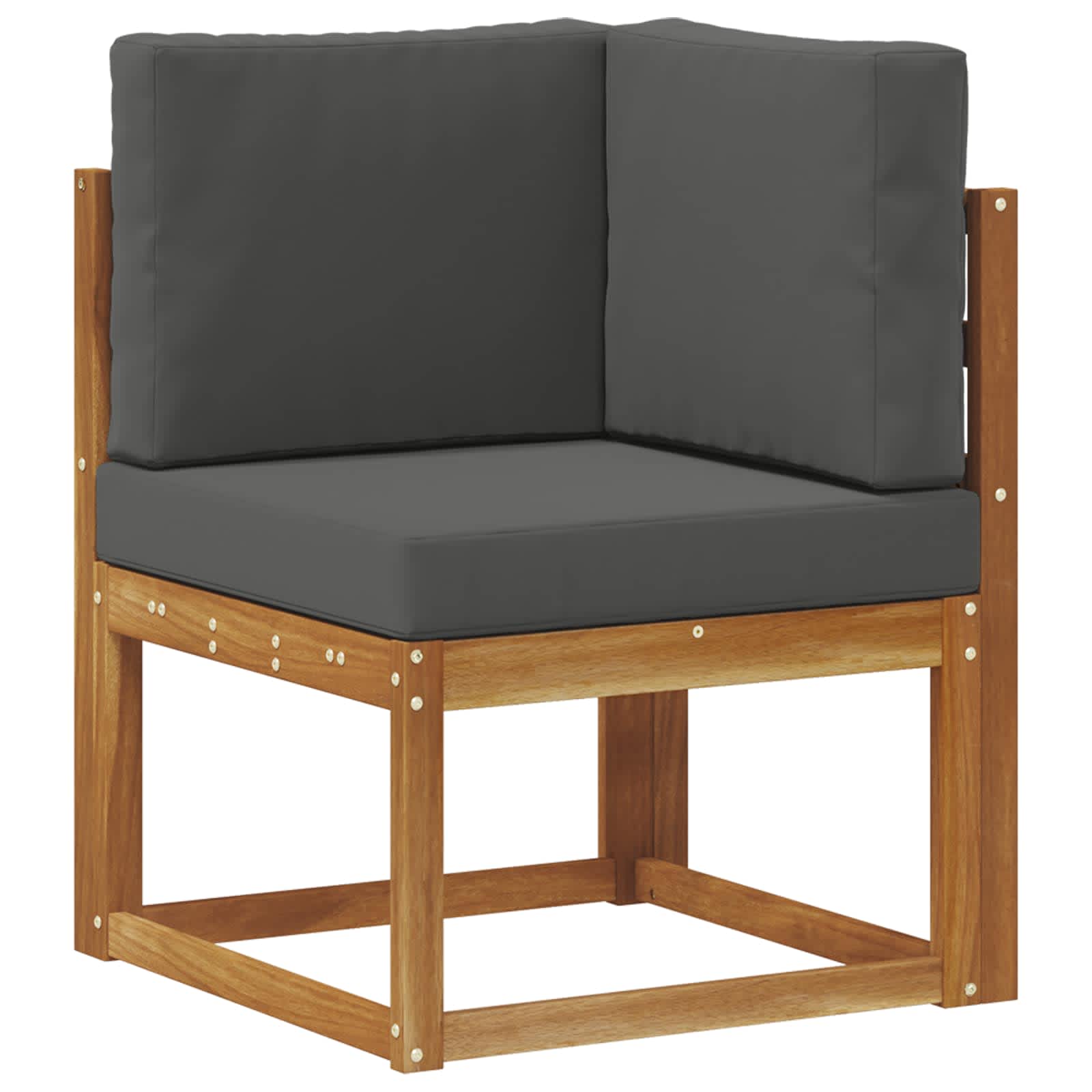 Set de canapele de exterior cu pernă 7 pcs Natural și Antracit GartenMobel Dekor