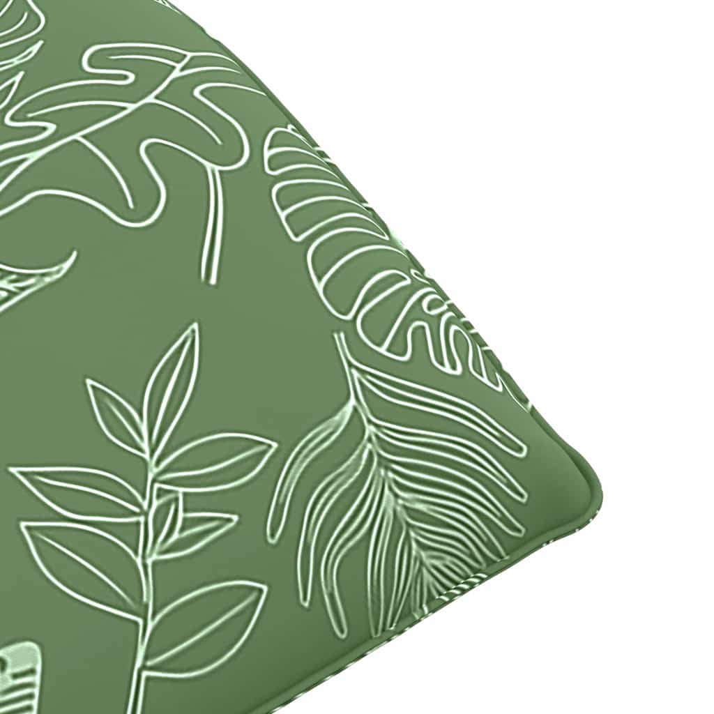 Șezlong pliabil cu model de frunze 175x54x8,5cm țesătură Oxford GartenMobel Dekor