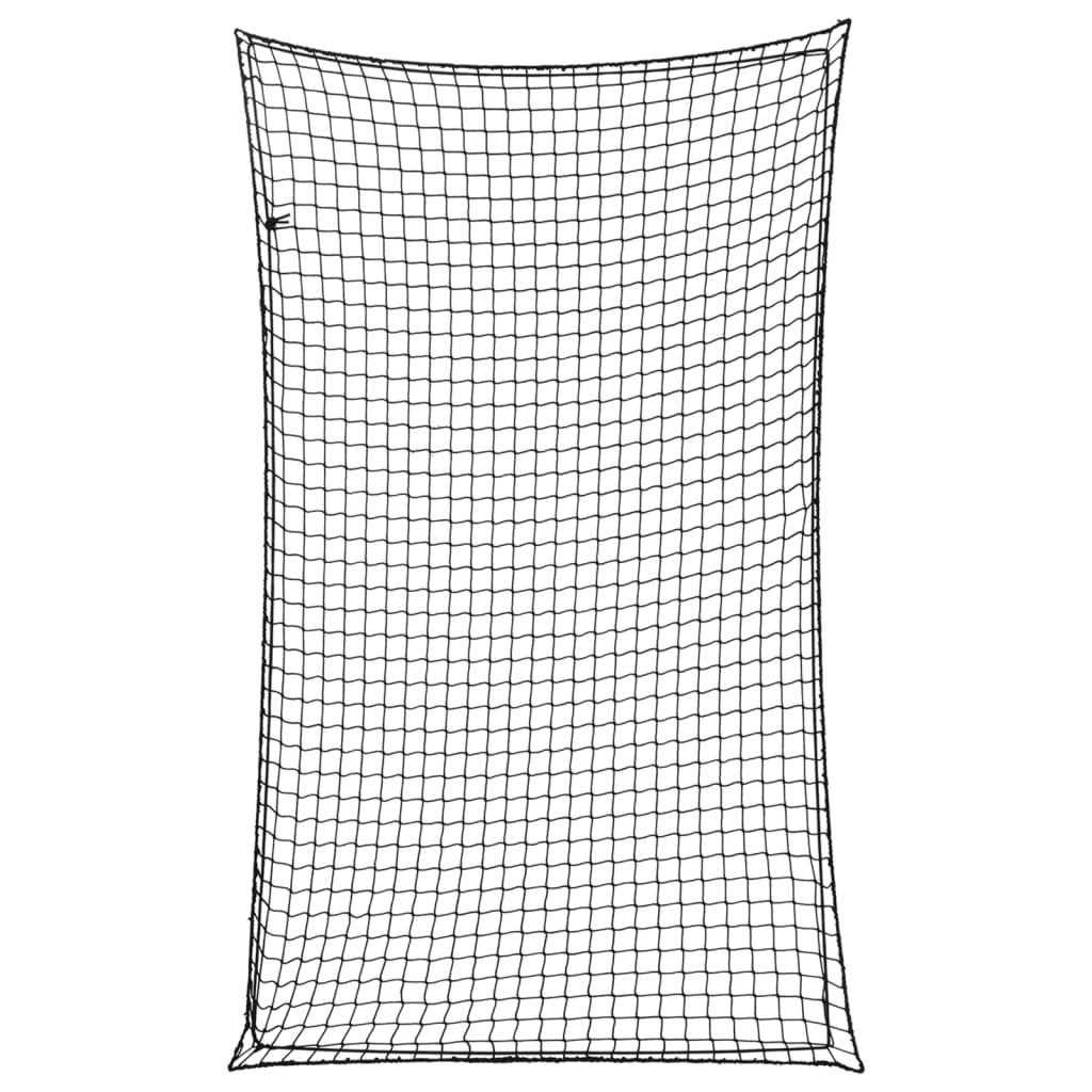 Plasă de remorcă cu funie elastică, negru, 2,5x1,5 m, PP GartenMobel Dekor