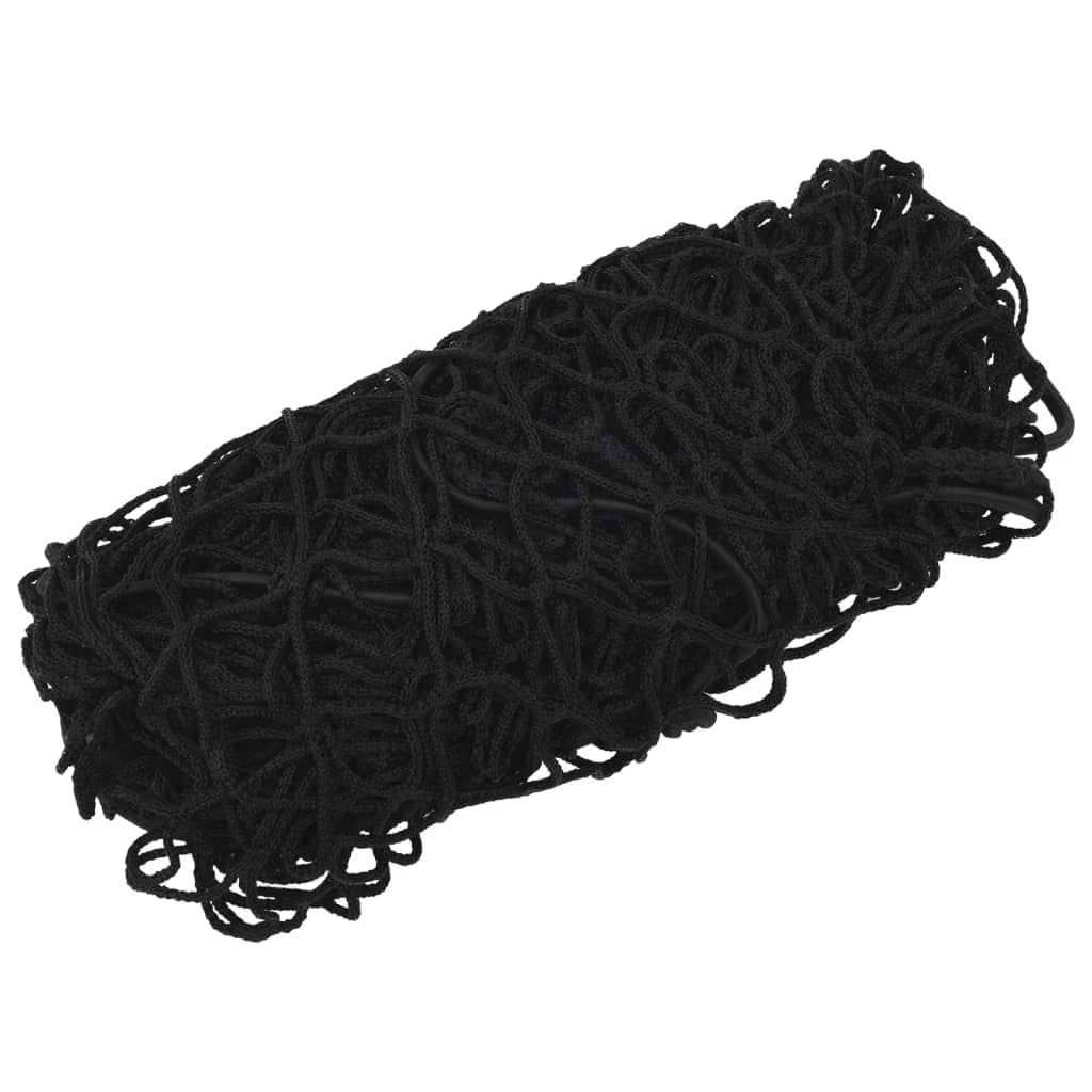 Plasă de remorcă cu funie elastică, negru, 2,5x1,5 m, PP GartenMobel Dekor