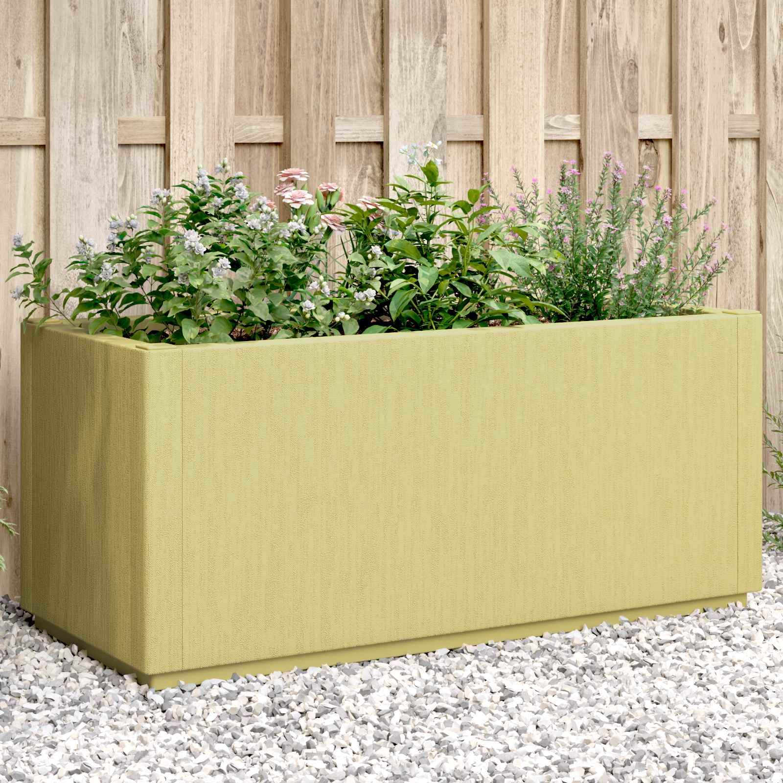 Cutie de flori pentru grădină Verde 80 x 36 x 35 cm GartenMobel Dekor