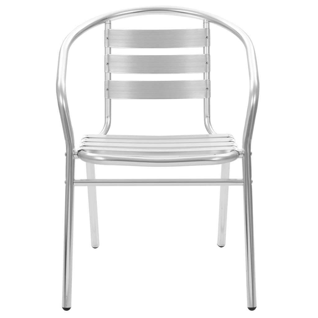 Set mobilier de exterior, 5 piese, argintiu, aluminiu GartenMobel Dekor