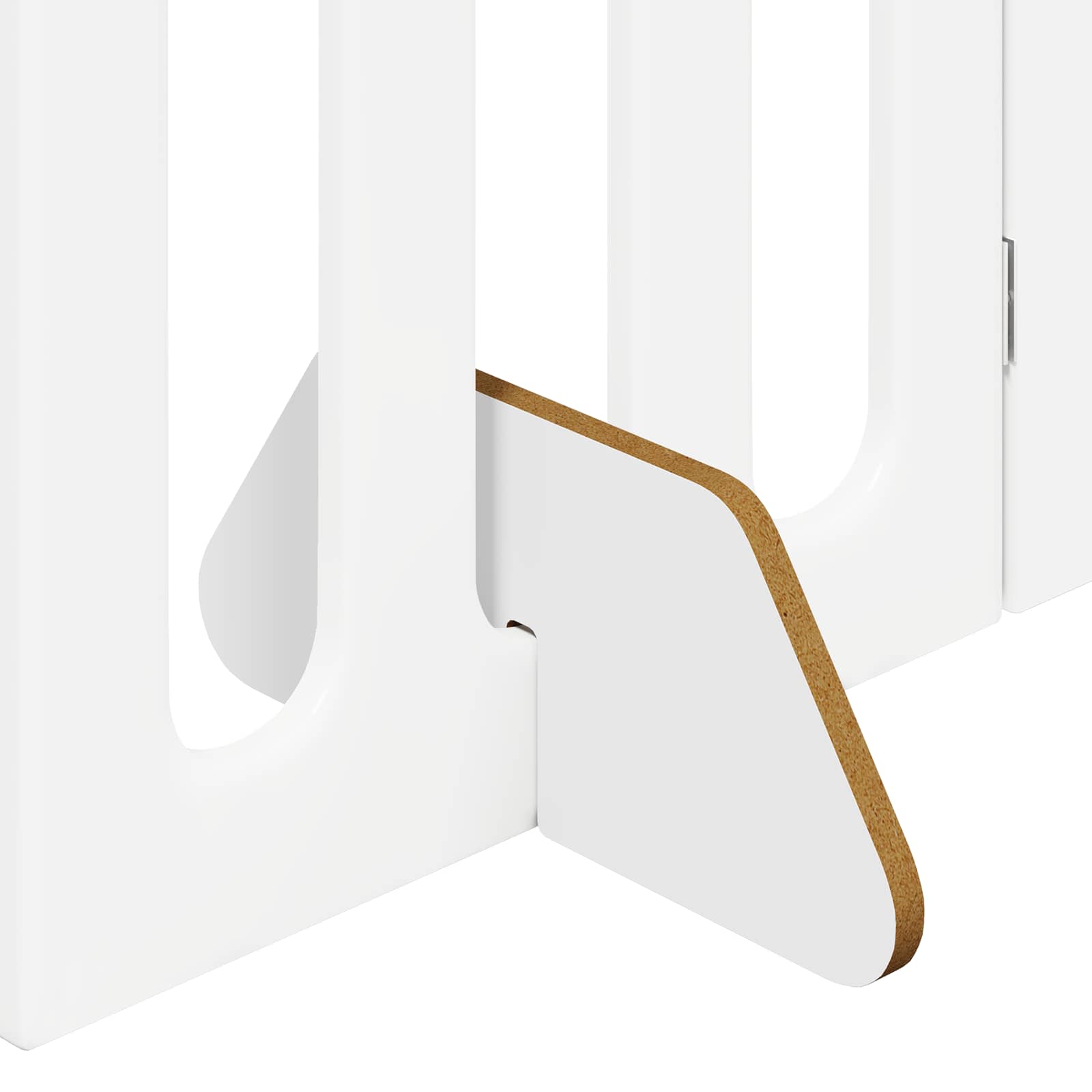 Țarc pliabil pentru animale de companie 2 pcs Alb GartenMobel Dekor