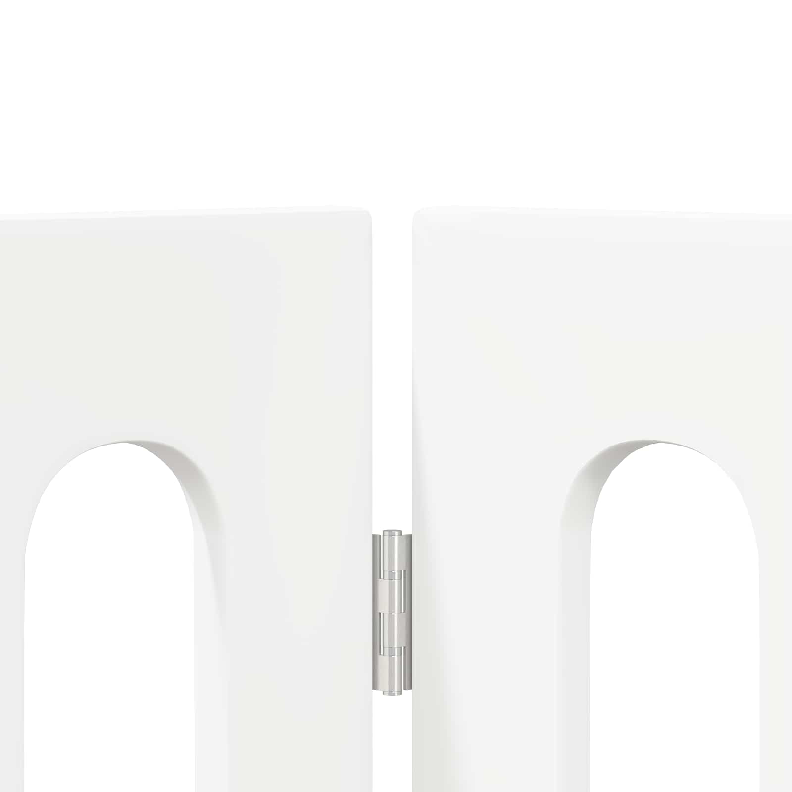 Țarc pliabil pentru animale de companie 2 pcs Alb GartenMobel Dekor