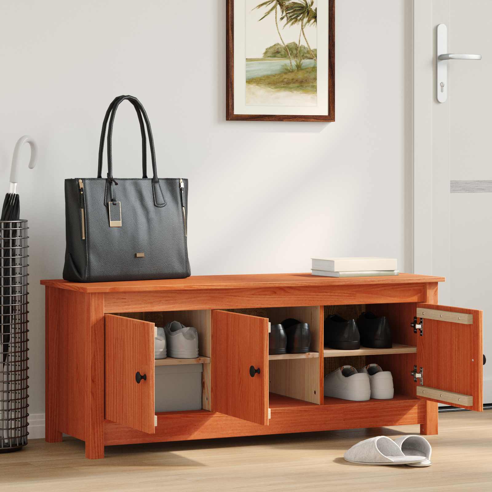 Dulap pentru pantofi Maro Ceară 110 x 38 x 45,5 cm GartenMobel Dekor