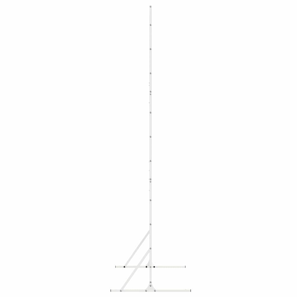 Ecran de intimitate Alb 100 x 50 x 180 cm Oțel GartenMobel Dekor