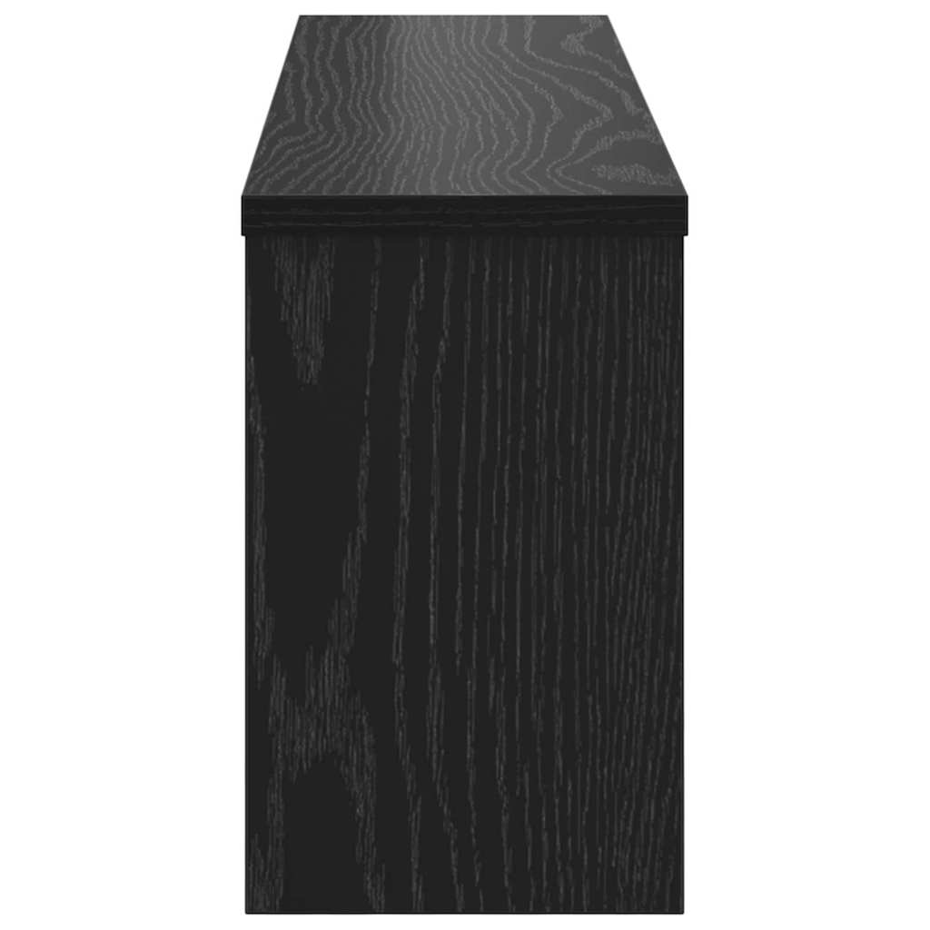 Răcător de paltoane montat pe perete cu raft Stejar negru GartenMobel Dekor