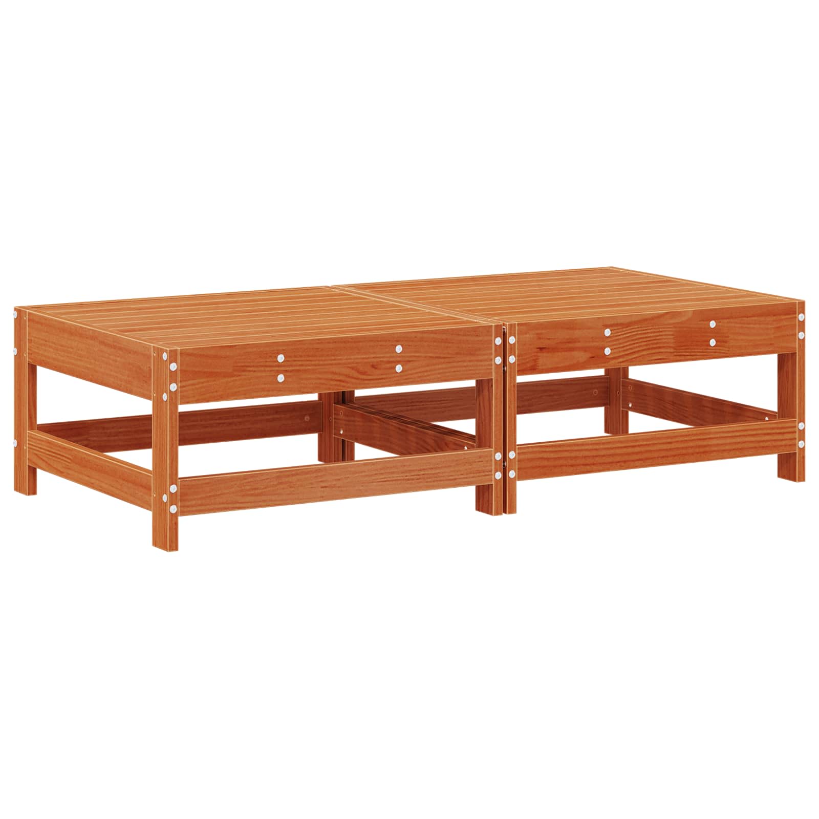 Suport pentru picioare de grădină Lemn masiv de pin Maro Ceară GartenMobel Dekor