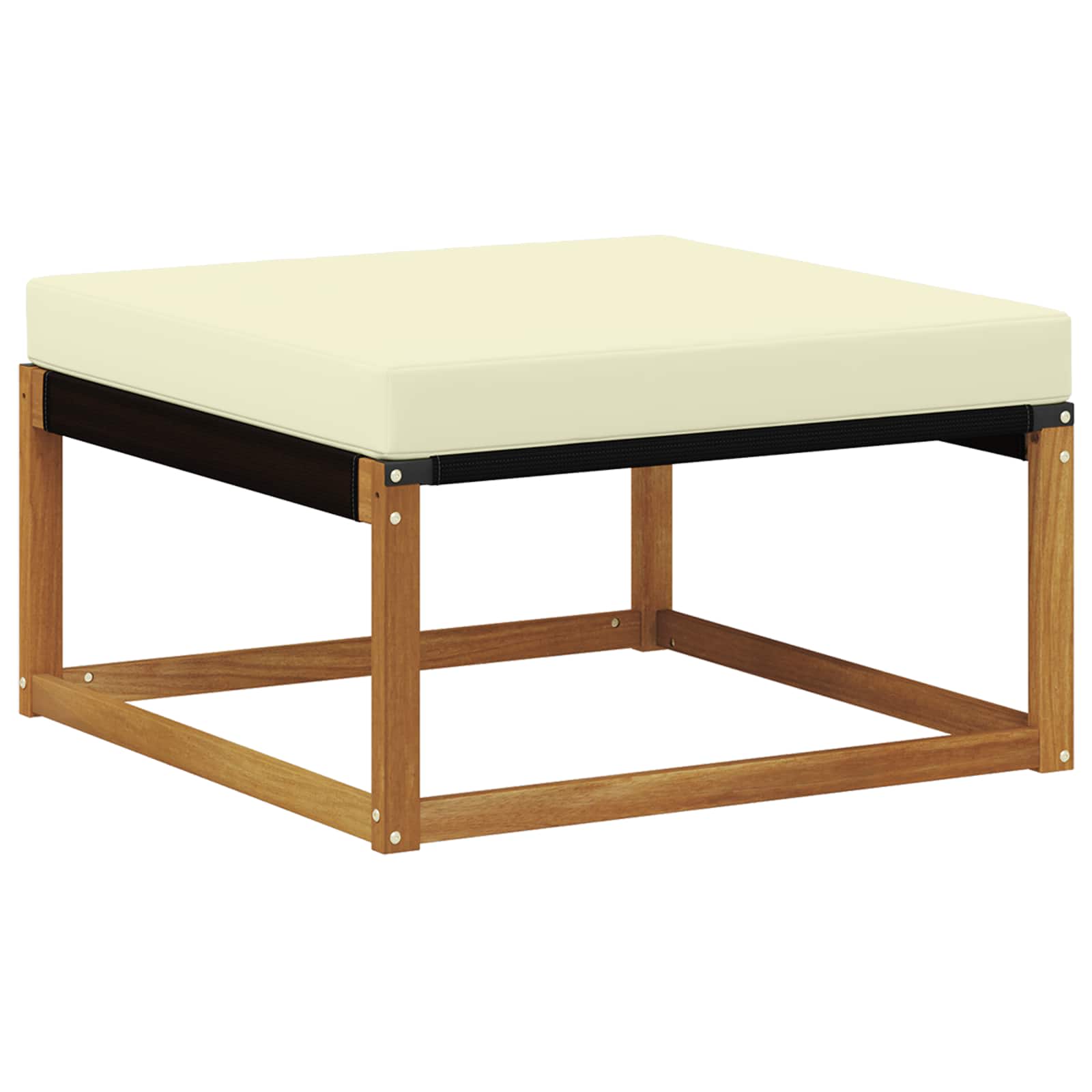 Taburet pentru exterior Lemn Solid de Acacia natural GartenMobel Dekor