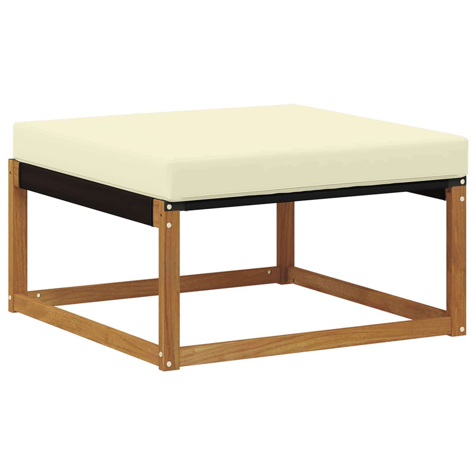 Taburet pentru exterior Lemn Solid de Acacia natural GartenMobel Dekor