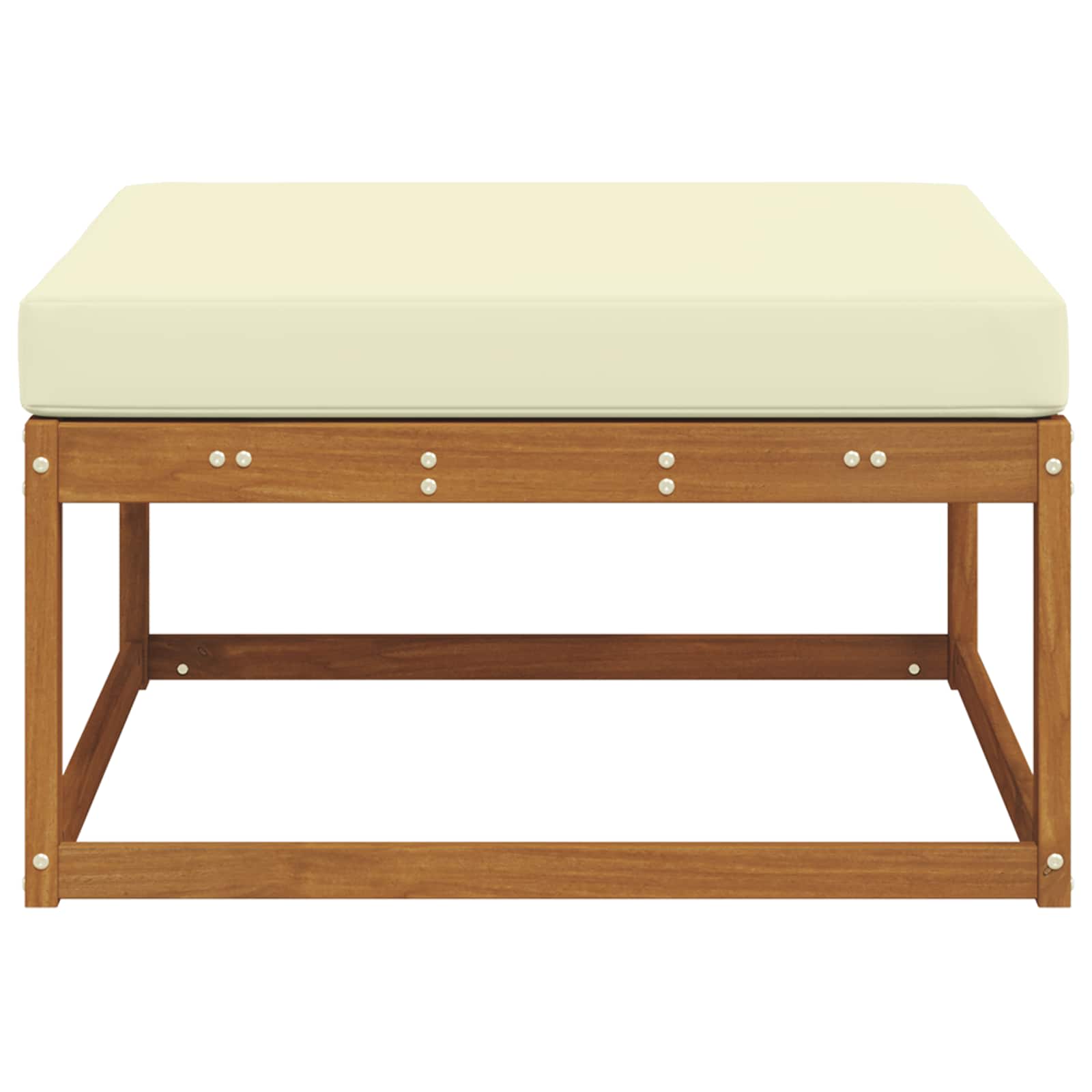 Taburet pentru exterior Lemn Solid de Acacia natural GartenMobel Dekor