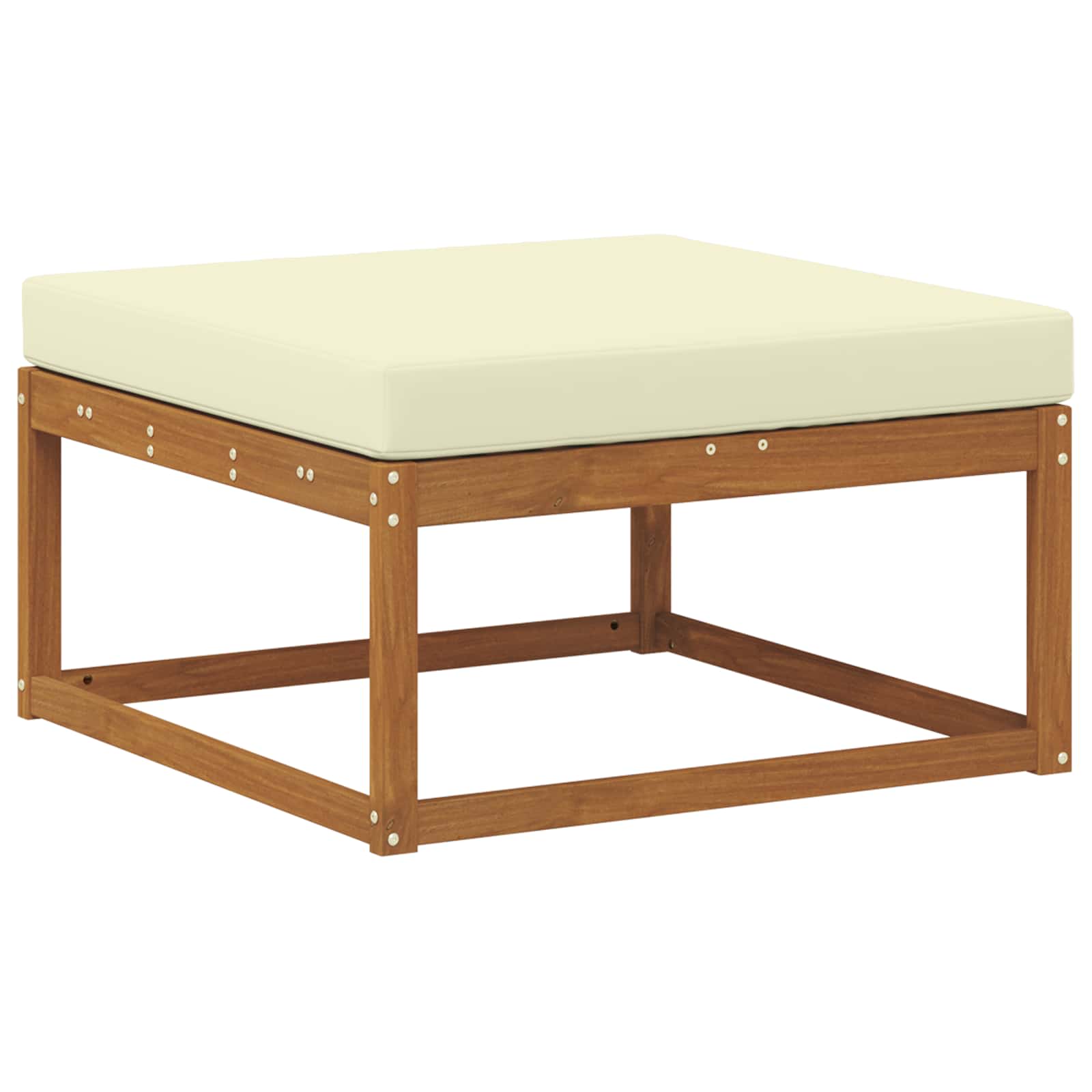 Taburet pentru exterior Lemn Solid de Acacia natural GartenMobel Dekor