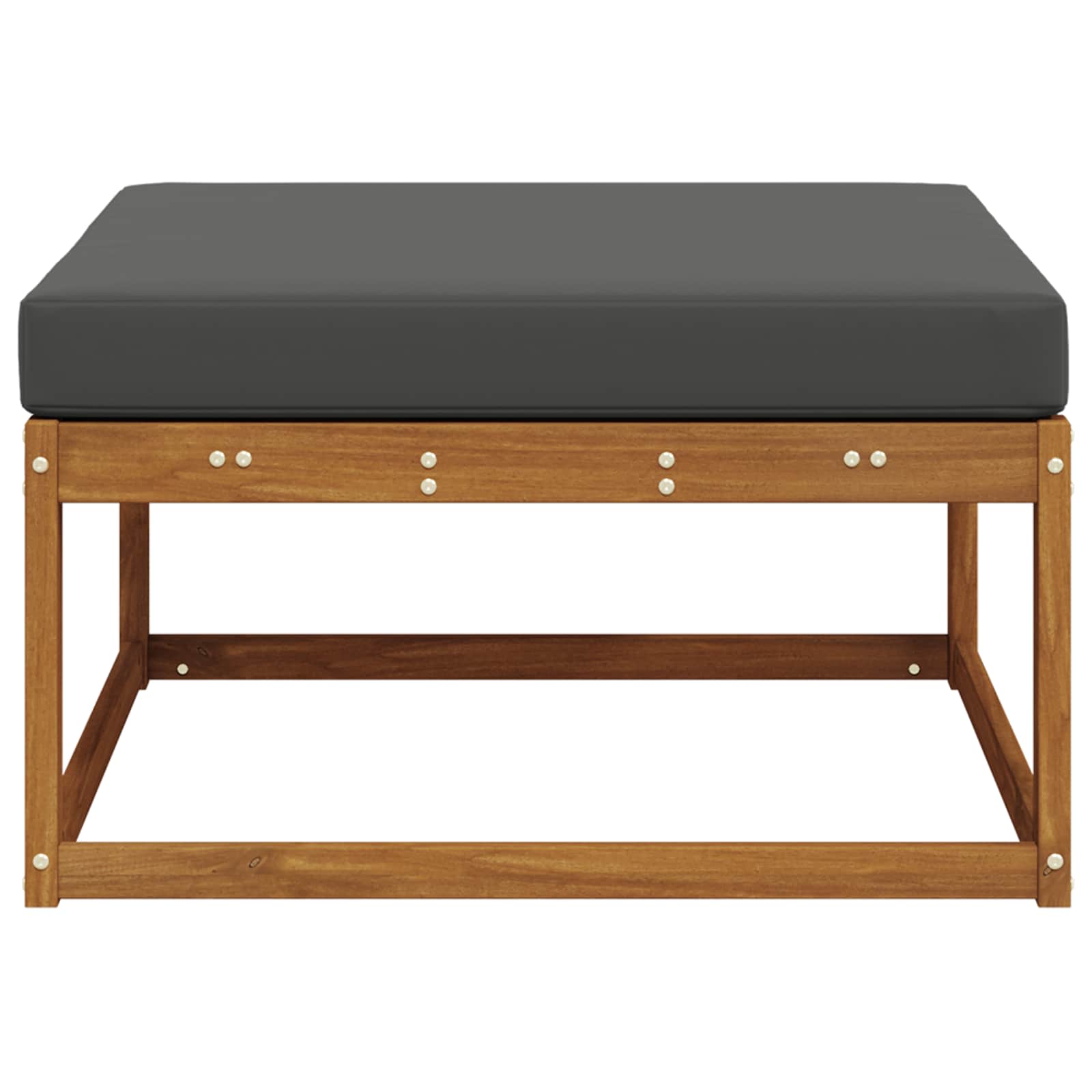 Taburet pentru exterior Lemn Solid de Acacia natural GartenMobel Dekor