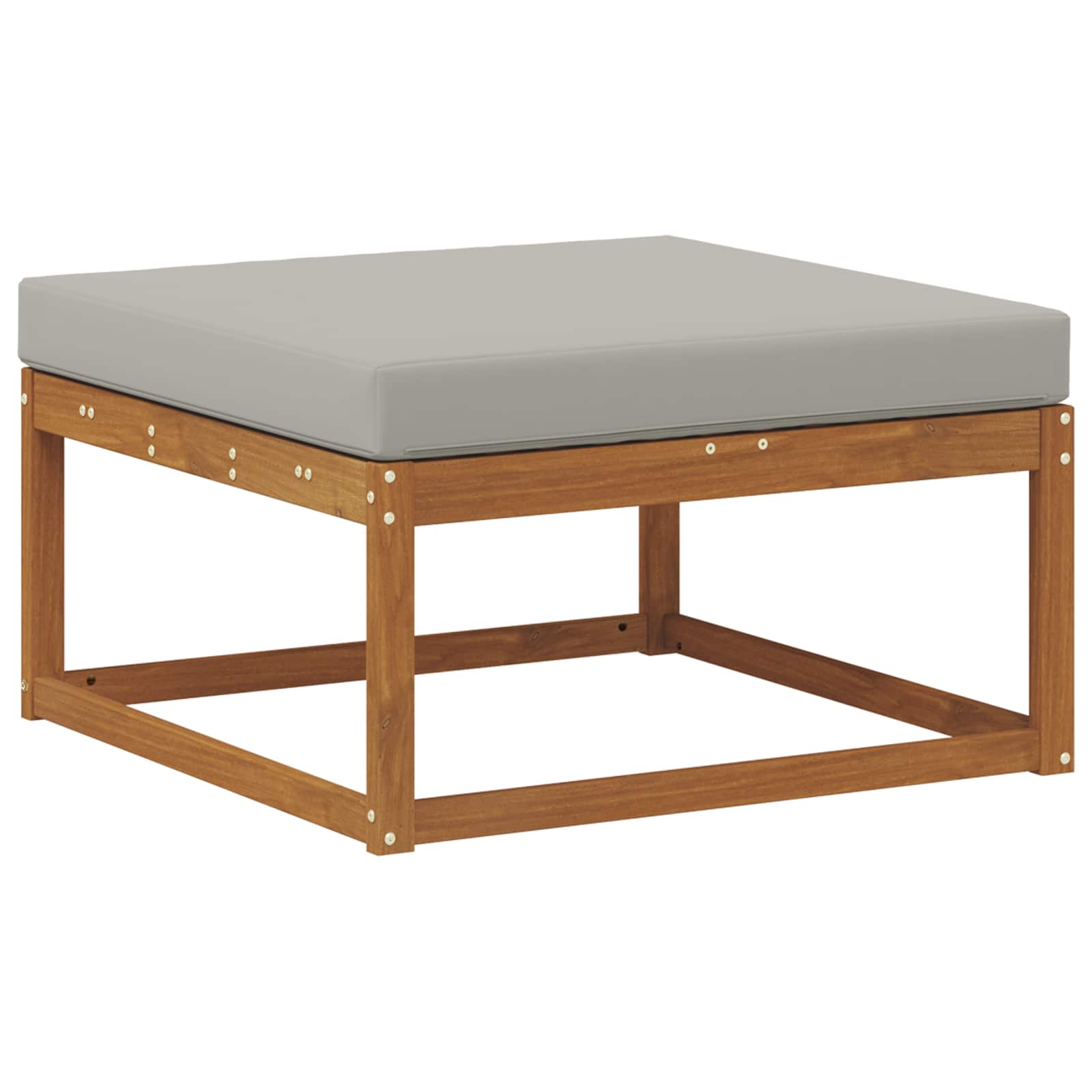 Taburet pentru exterior Lemn Solid de Acacia natural GartenMobel Dekor