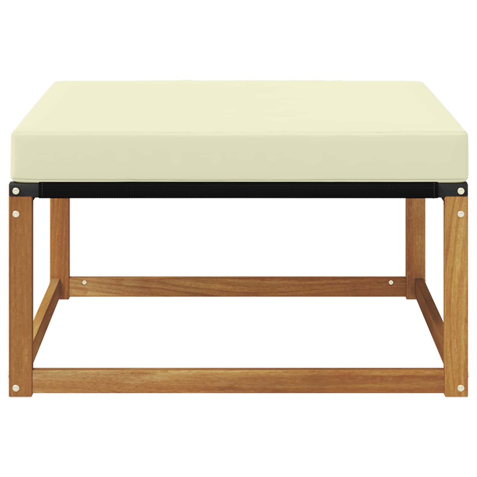 Taburet pentru exterior Lemn Solid de Acacia natural GartenMobel Dekor