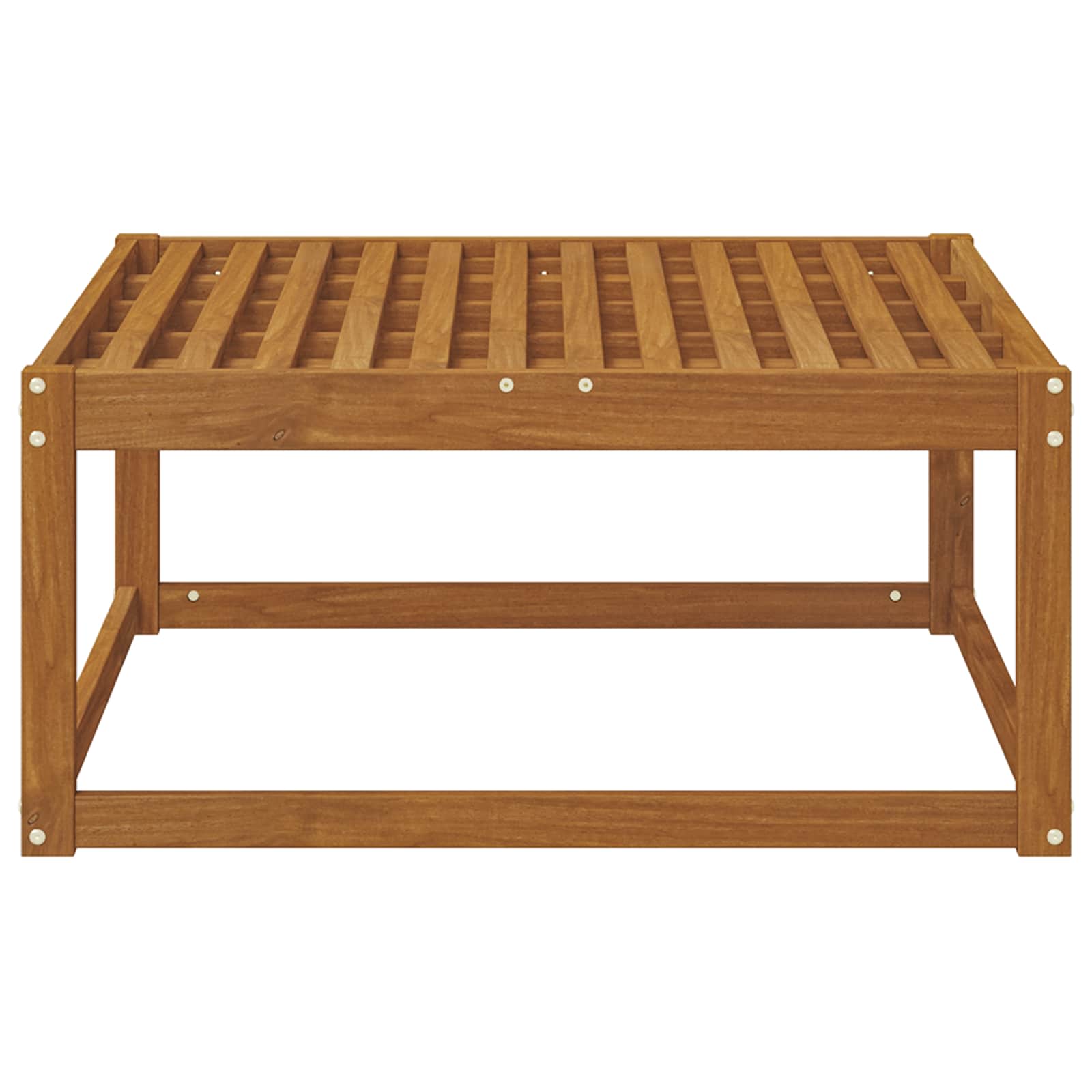 Taburet pentru exterior Lemn Solid de Acacia natural GartenMobel Dekor