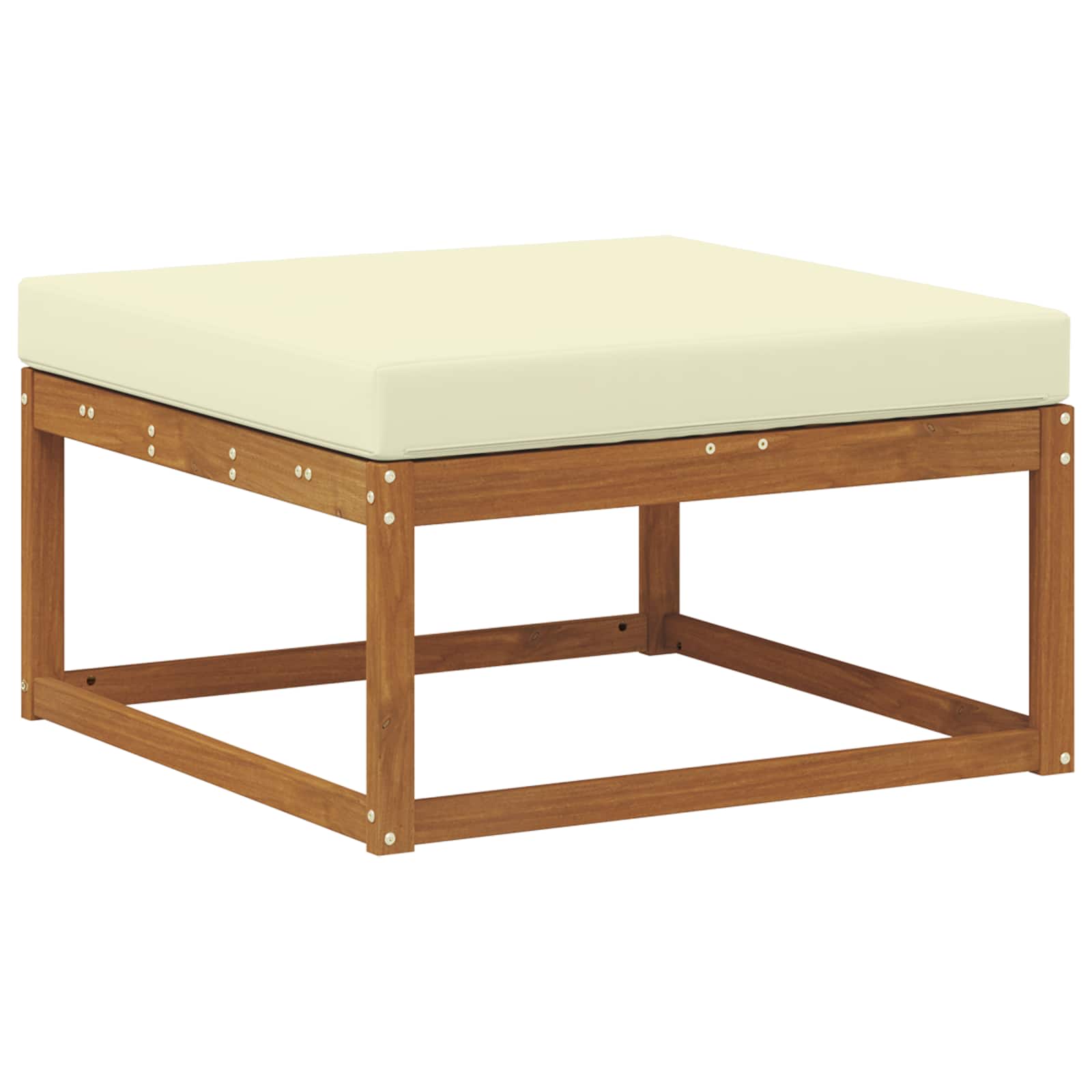 Taburet pentru exterior Lemn Solid de Acacia natural GartenMobel Dekor