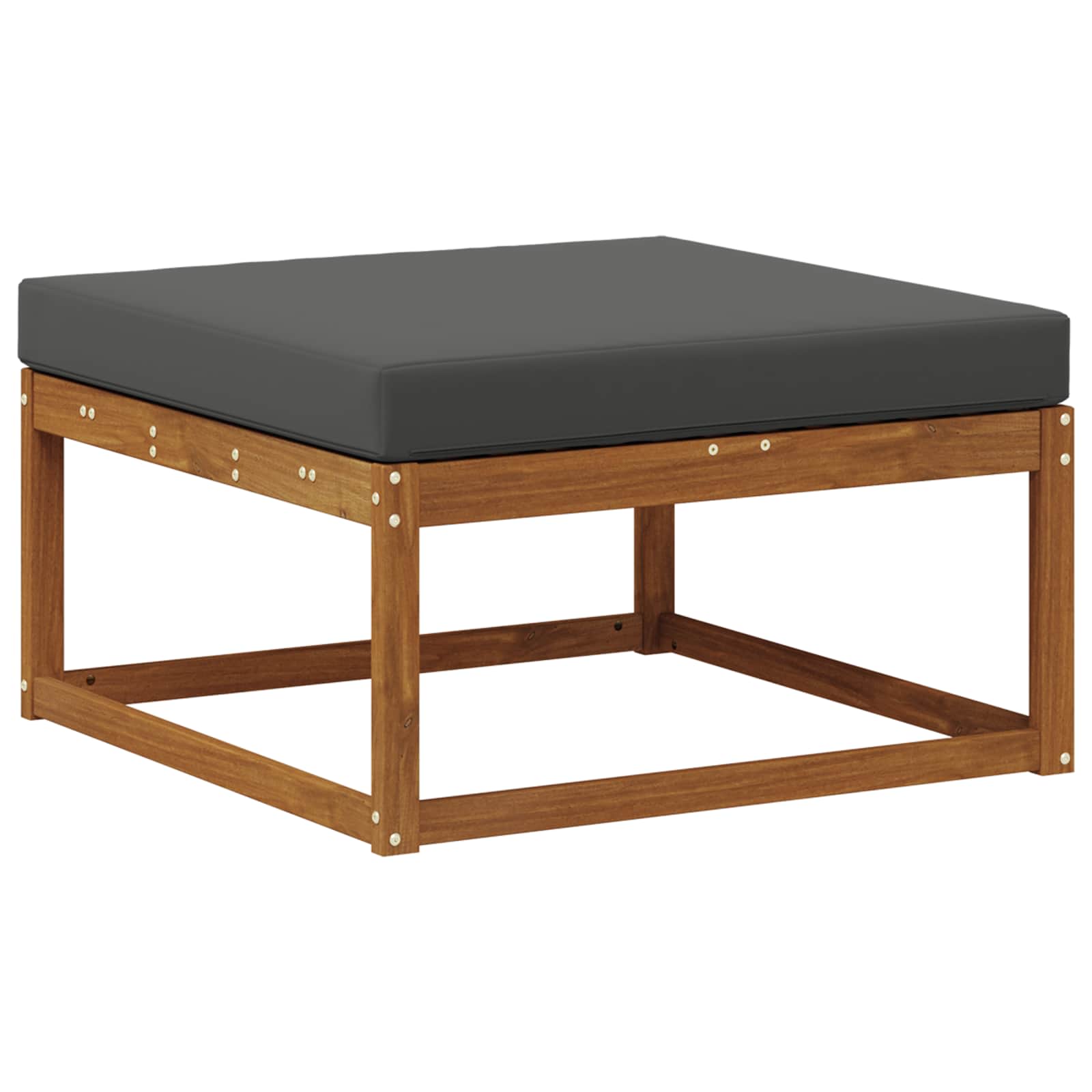 Taburet pentru exterior Lemn Solid de Acacia natural GartenMobel Dekor