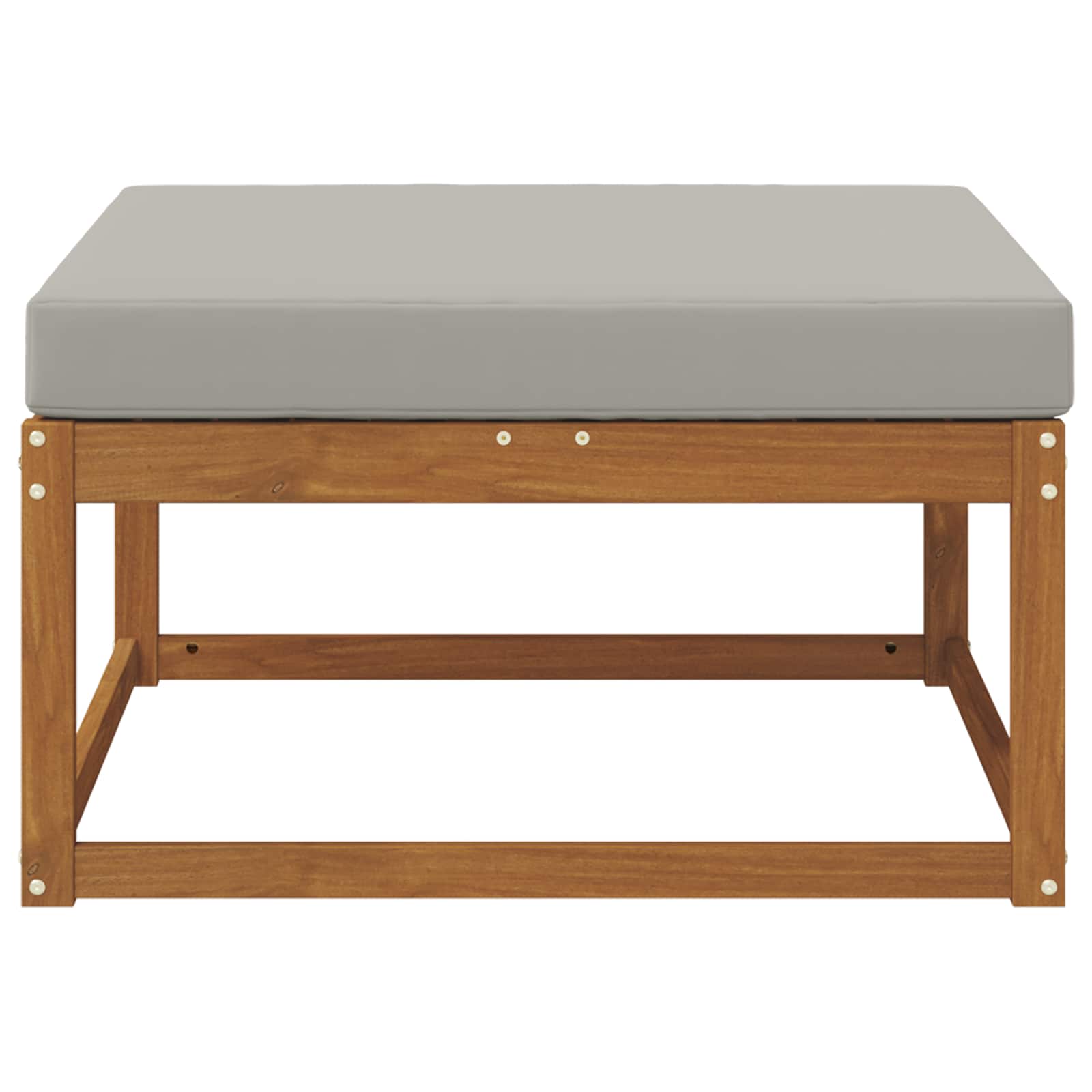 Taburet pentru exterior Lemn Solid de Acacia natural GartenMobel Dekor