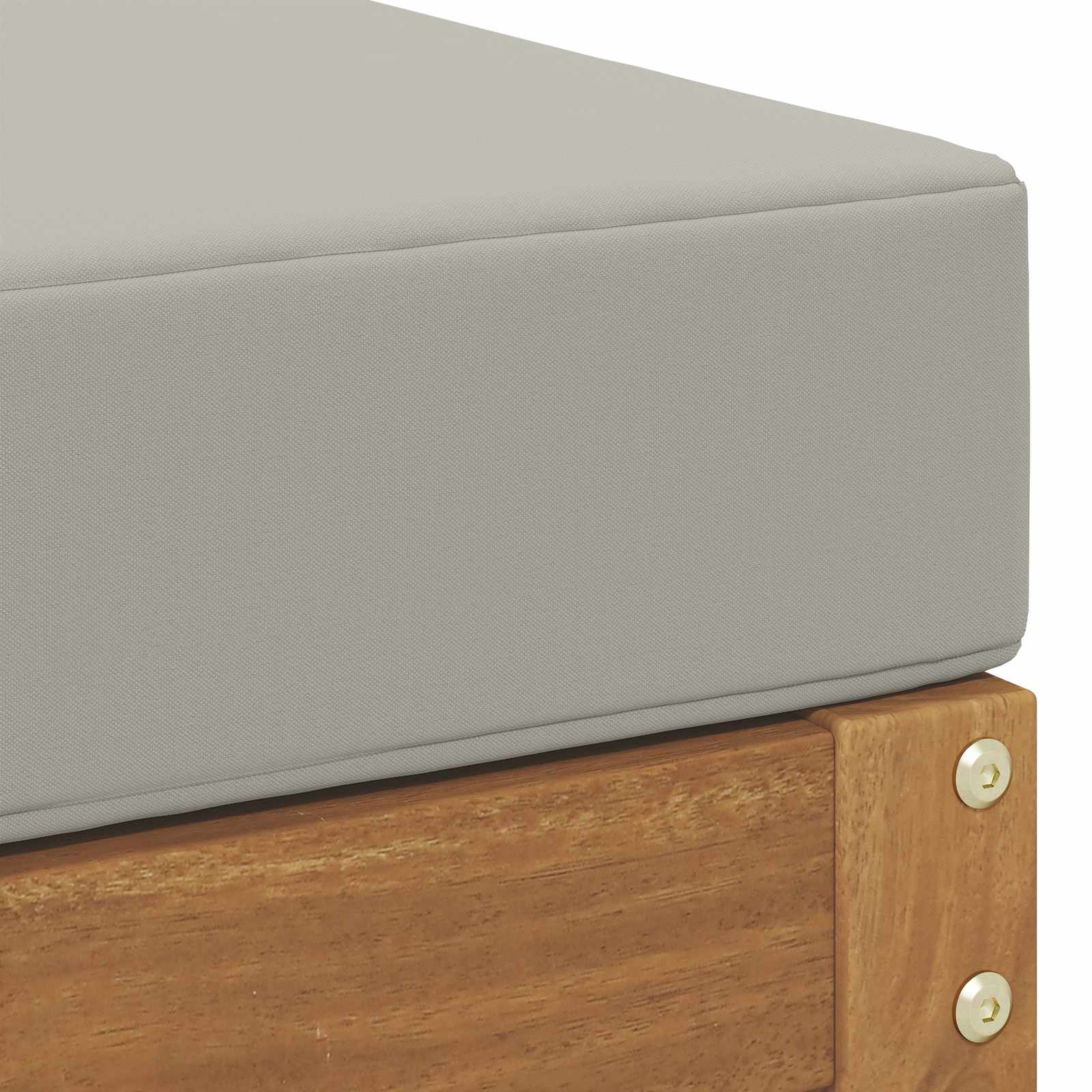 Taburet pentru exterior Lemn Solid de Acacia natural GartenMobel Dekor