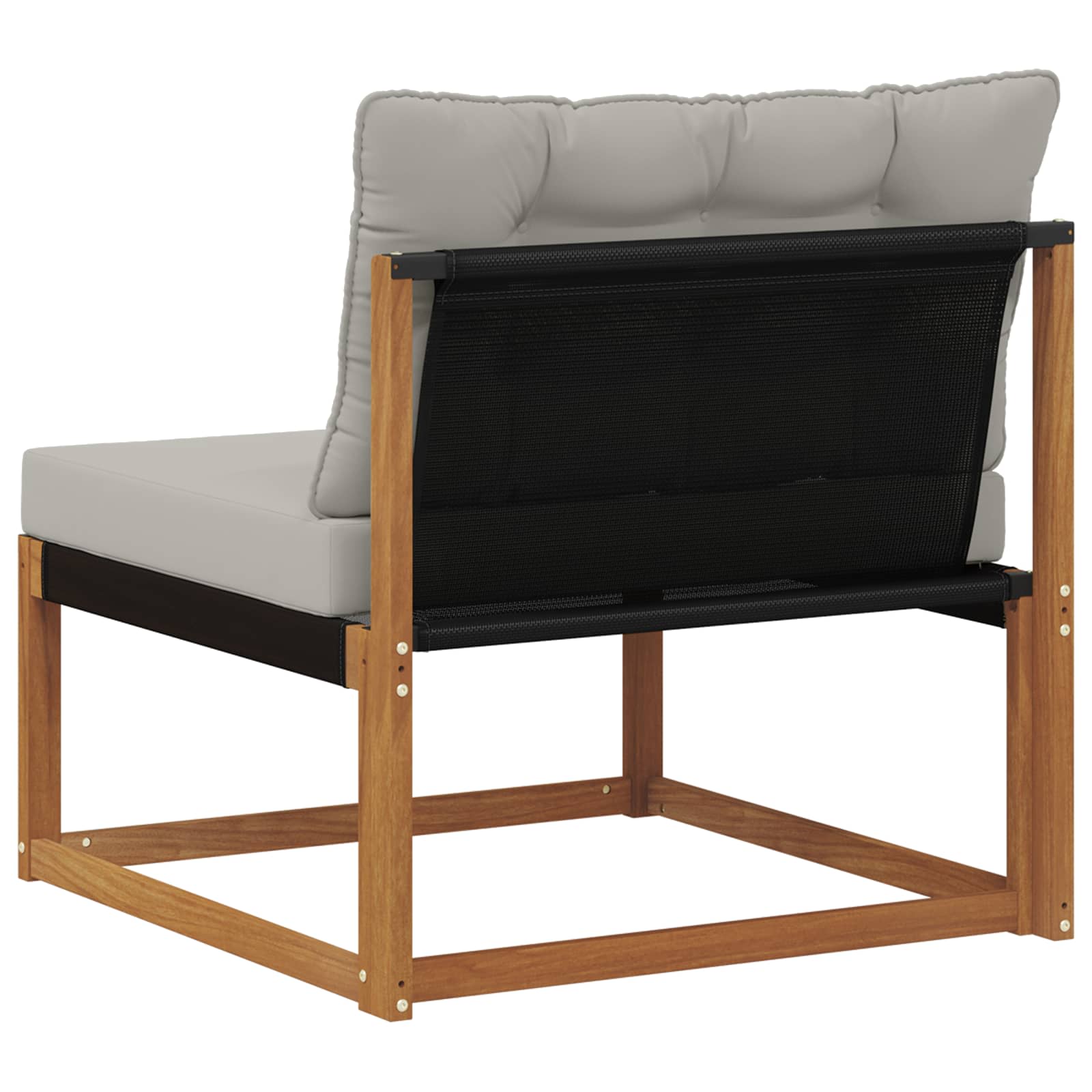 Canapea Medie pentru Exterior Lemn Solid de Acacia natural GartenMobel Dekor