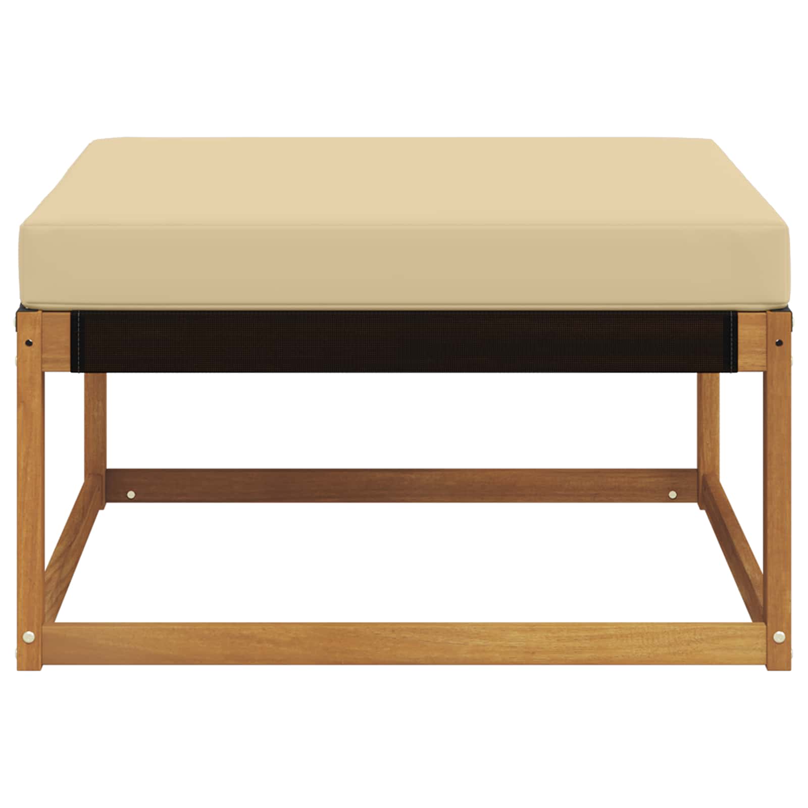 Hocker de Exterior Lemn Solid de Acacia natural GartenMobel Dekor