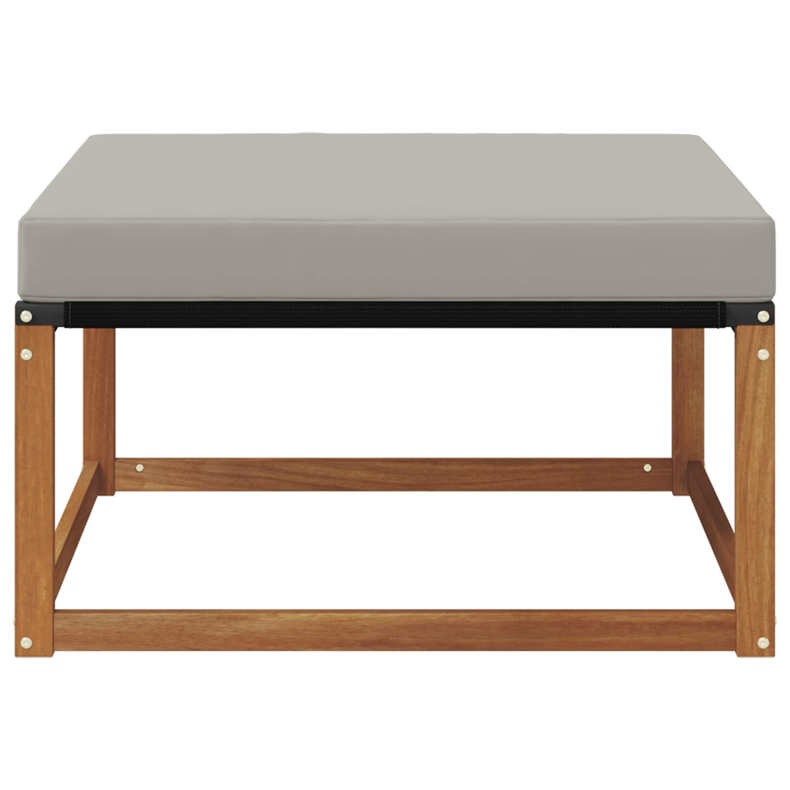 Taburet pentru exterior Lemn Solid de Acacia natural GartenMobel Dekor