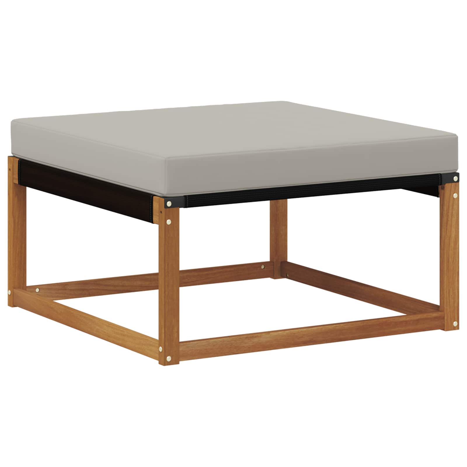 Taburet pentru exterior Lemn Solid de Acacia natural GartenMobel Dekor