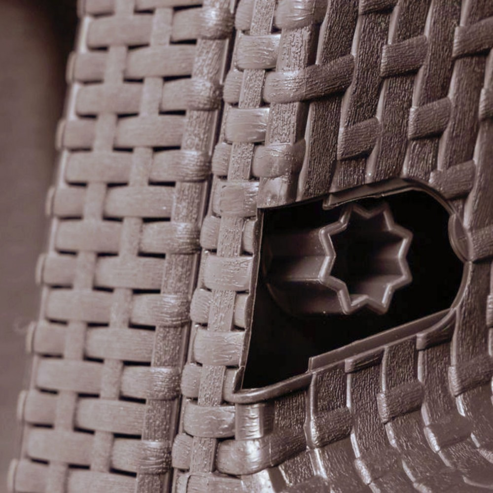 Curver Set mobilier de grădină Corfu relax duo maro