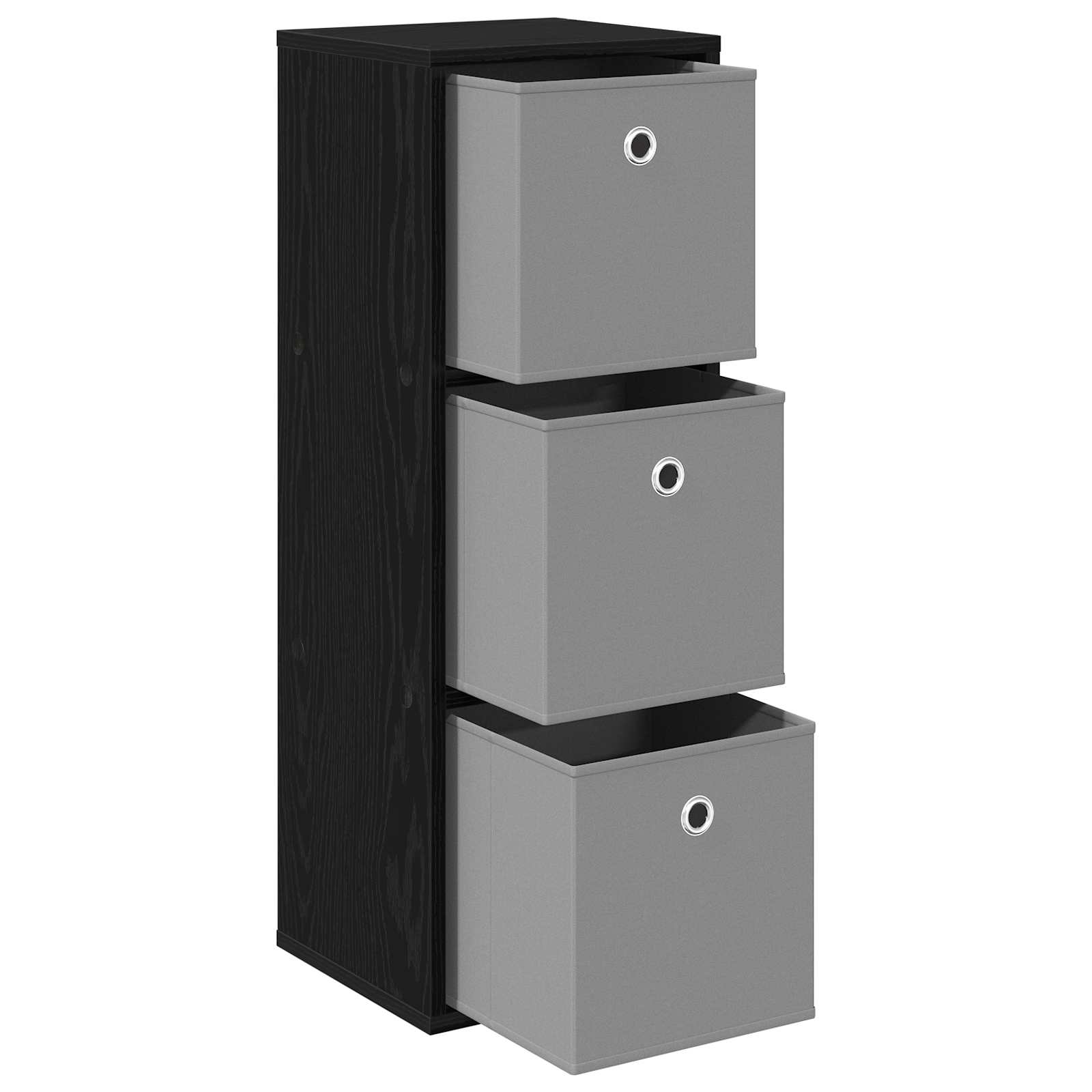 Bufet cu sertar Stejar Negru 30,5 x 27 x 84,5 cm GartenMobel Dekor