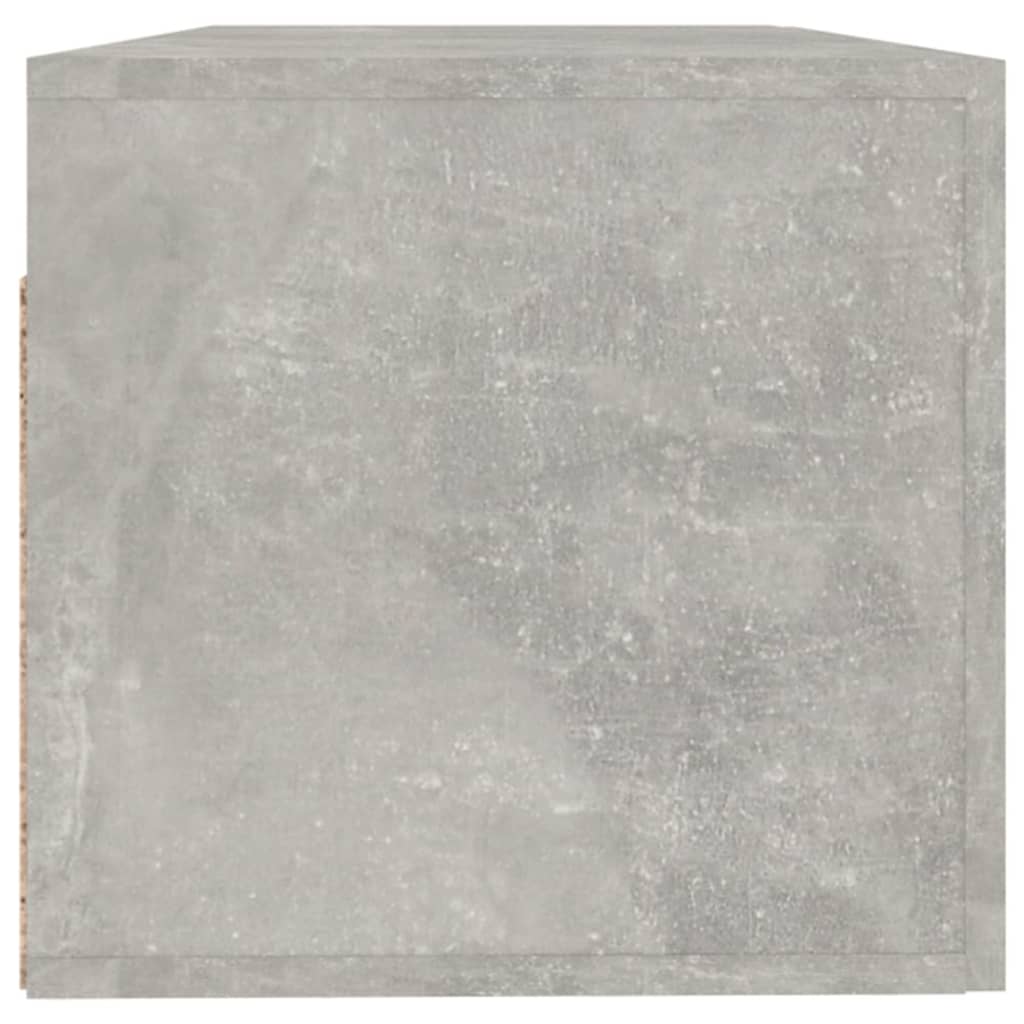 Dulap de perete, gri beton, 100x36,5x35 cm, lemn prelucrat GartenMobel Dekor