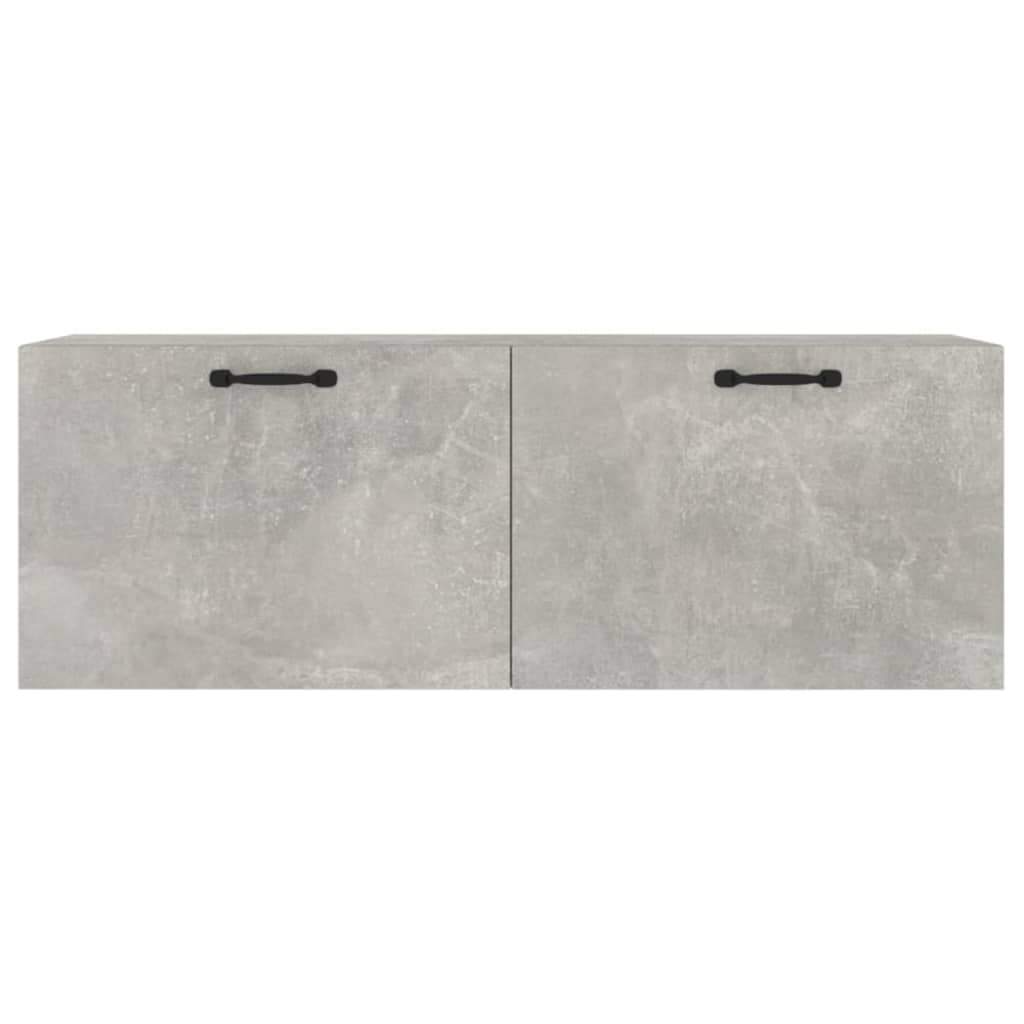 Dulap de perete, gri beton, 100x36,5x35 cm, lemn prelucrat GartenMobel Dekor