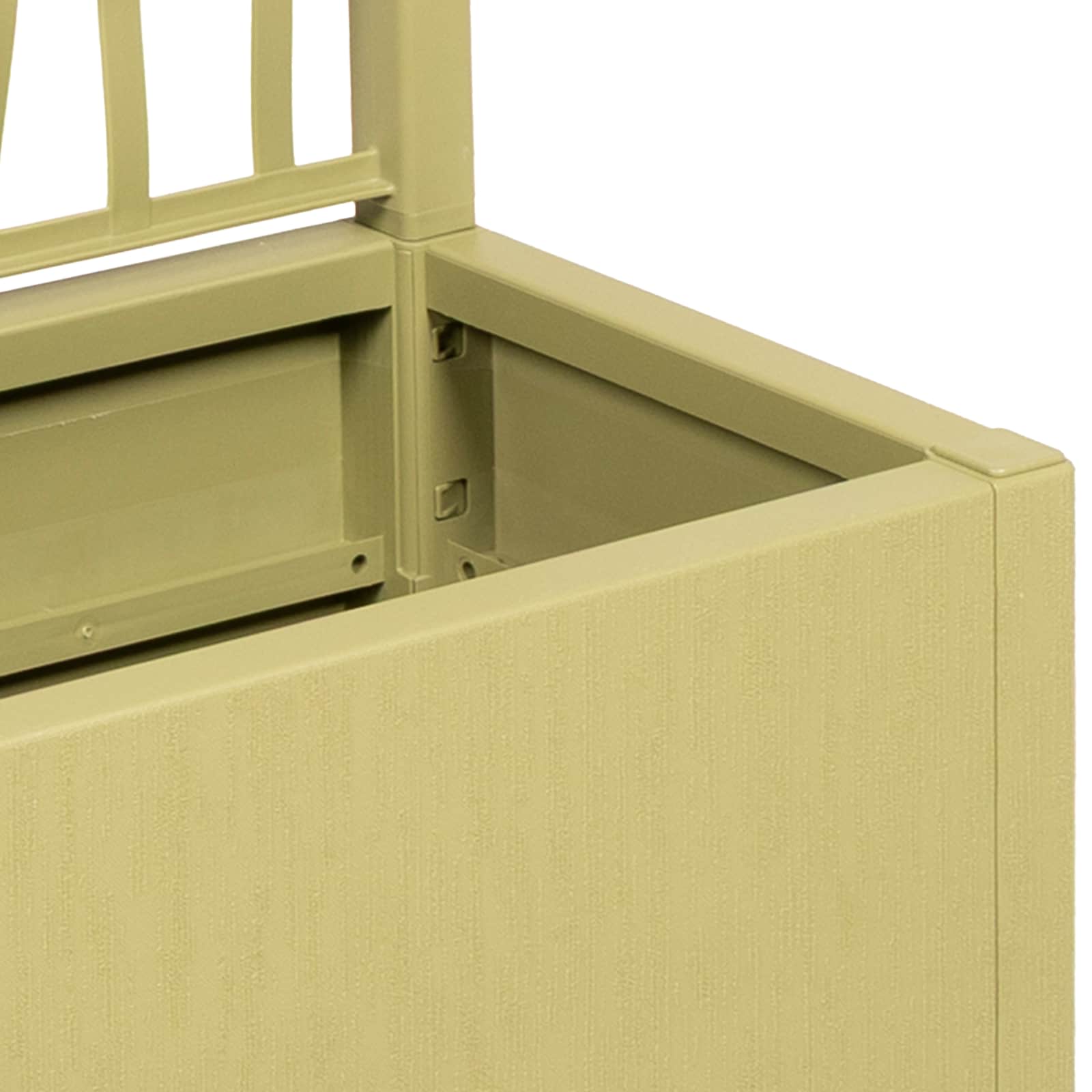 Ghiveci de grădină cu trellis Verde 80 x 36 x 140 cm PP GartenMobel Dekor