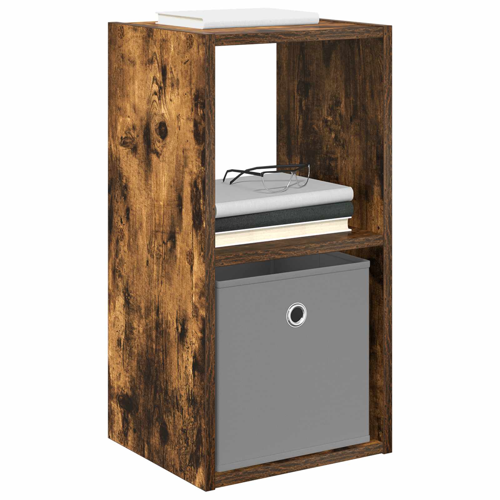 Noptieră Stejar fumuriu 30,5 x 27 x 59,5 cm Lemn compozit GartenMobel Dekor