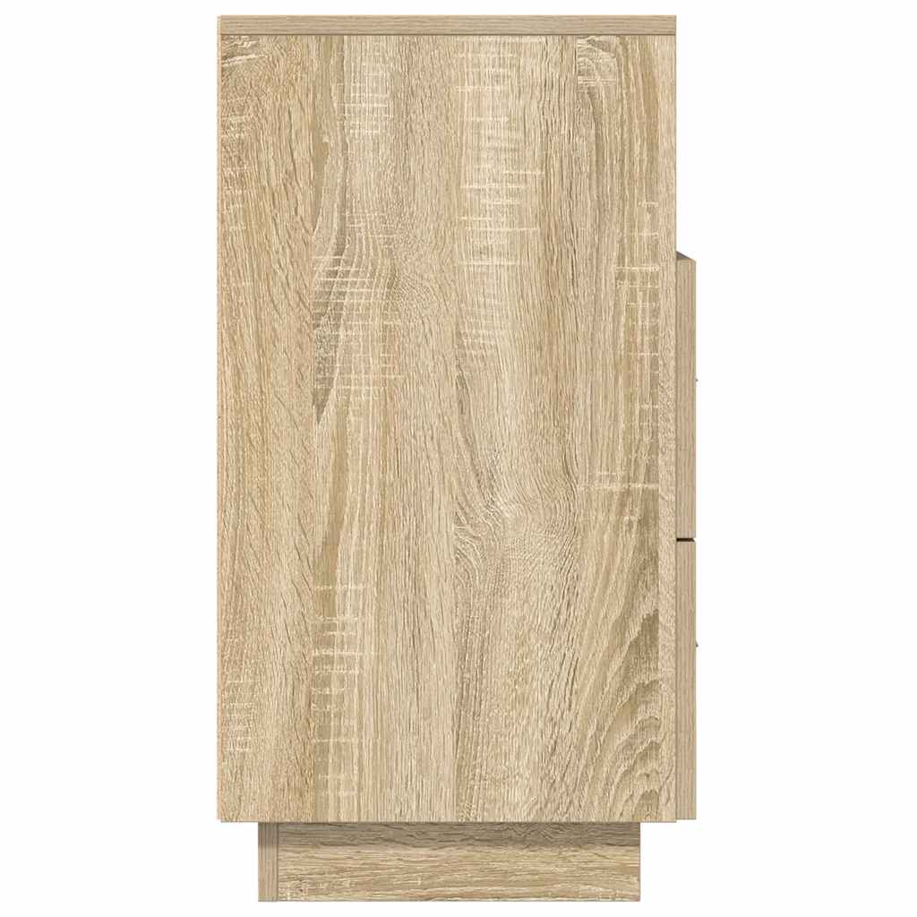 Noptiere 2 buc cu 2 sertare Stejar Sonoma 36x36x68 cm GartenMobel Dekor