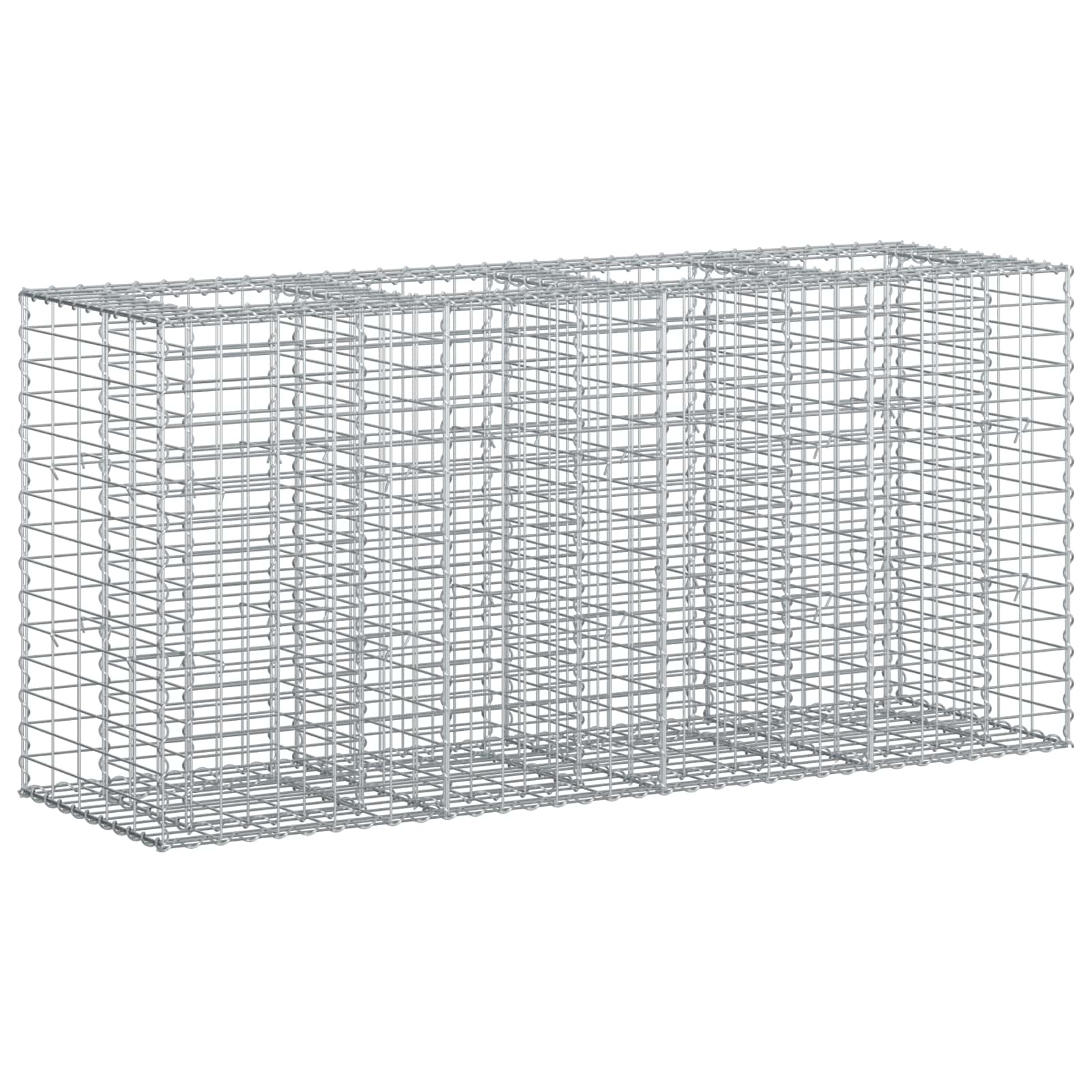Pat ridicat din gabion Argintiu 170 x 50 x 80 cm GartenMobel Dekor
