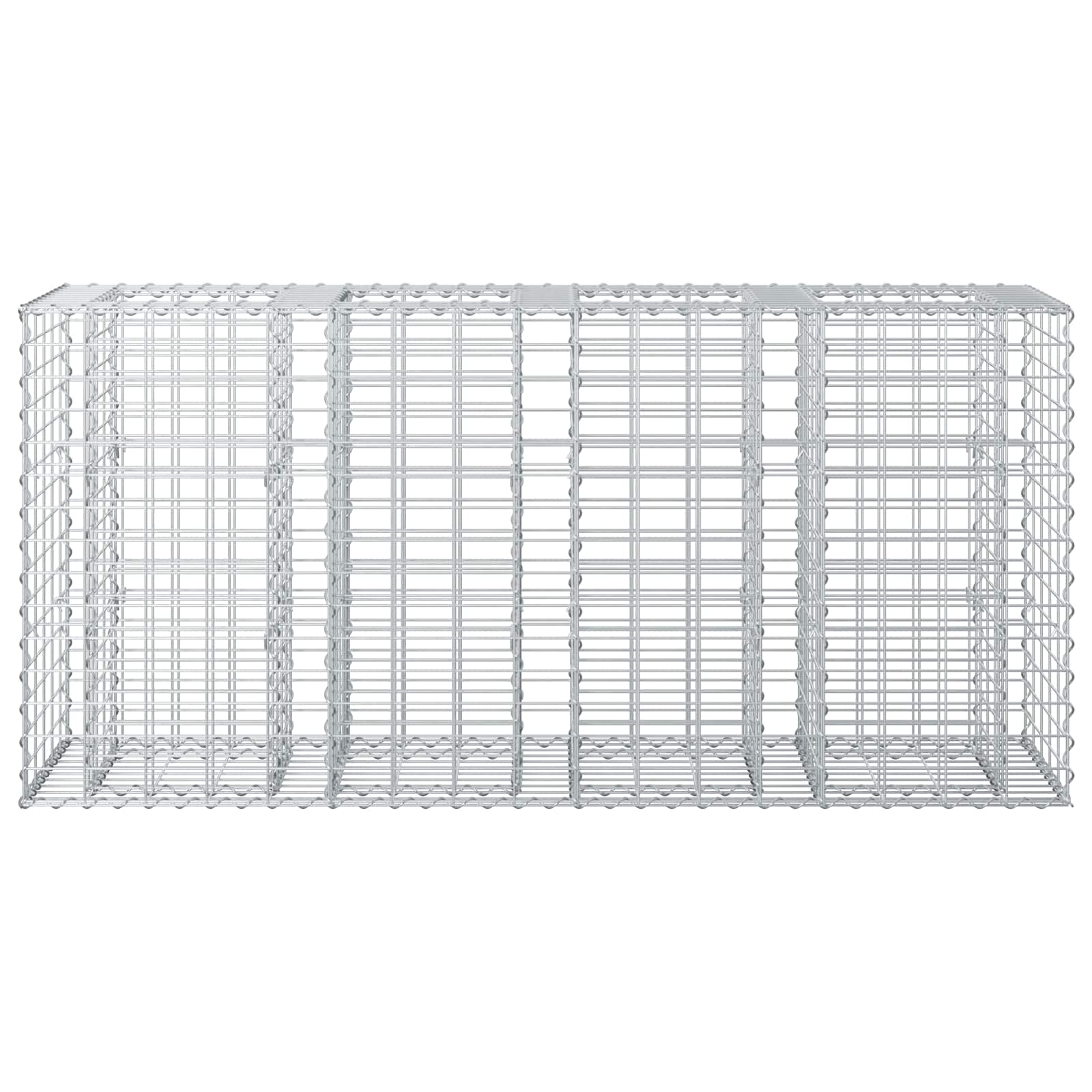 Pat ridicat din gabion Argintiu 170 x 50 x 80 cm GartenMobel Dekor