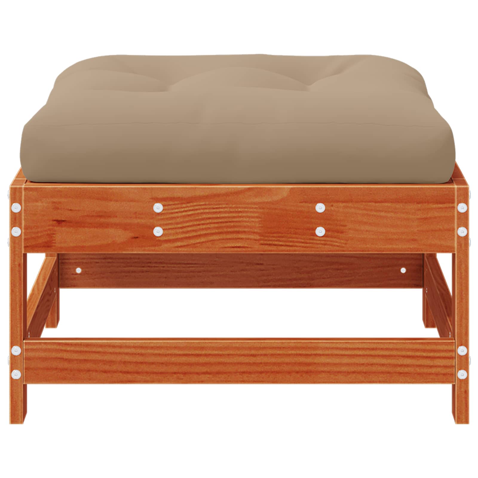 Suport pentru picioare de grădină Lemn masiv de pin Maro Ceară GartenMobel Dekor