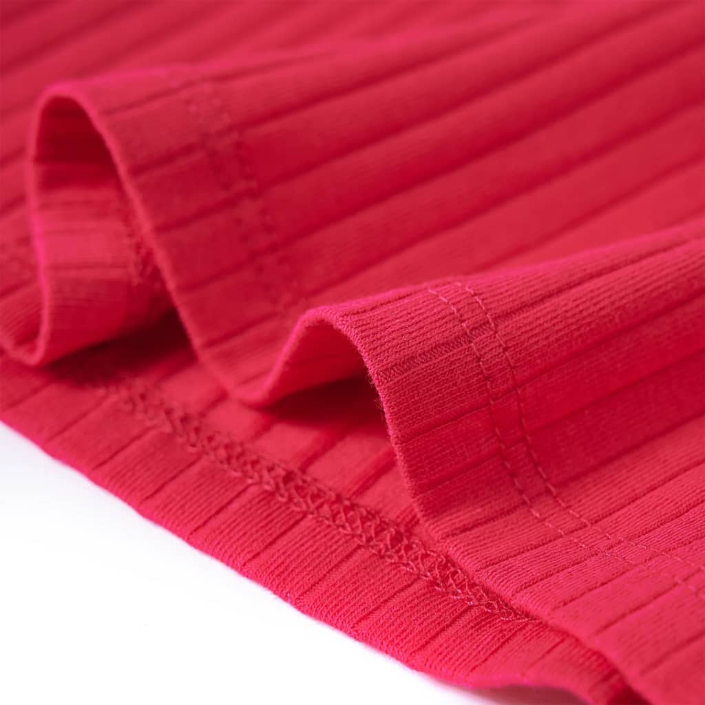 Tricou pentru copii cu mâneci lungi, roz aprins, 104 GartenMobel Dekor