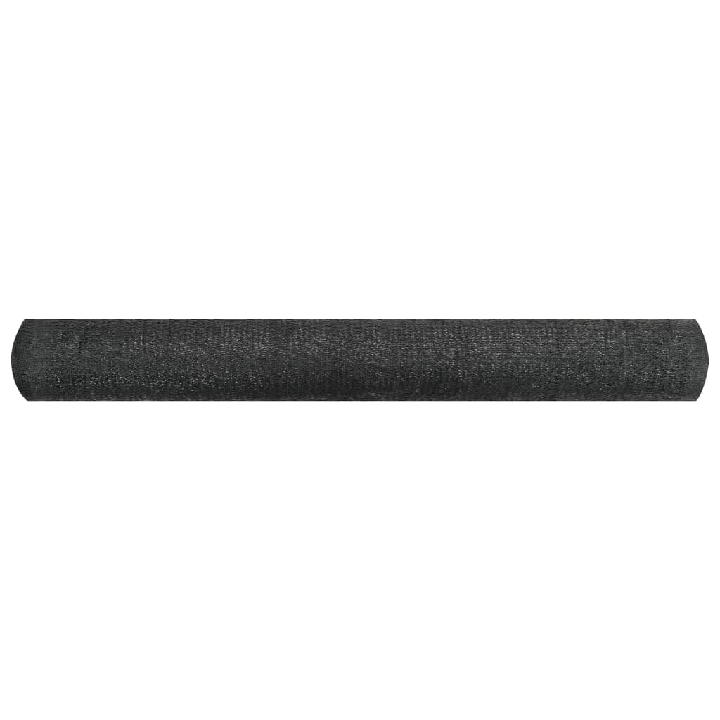 Plasă protecție intimitate, negru, 18x50 m, HDPE, 195 g/m² GartenMobel Dekor