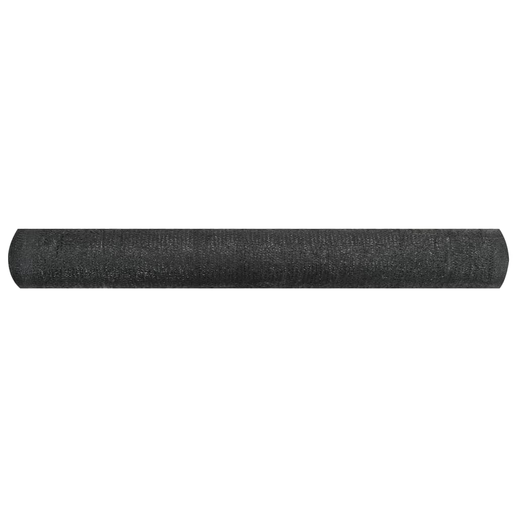 Plasă protecție intimitate, negru, 2x10 m, HDPE, 195 g/m² GartenMobel Dekor