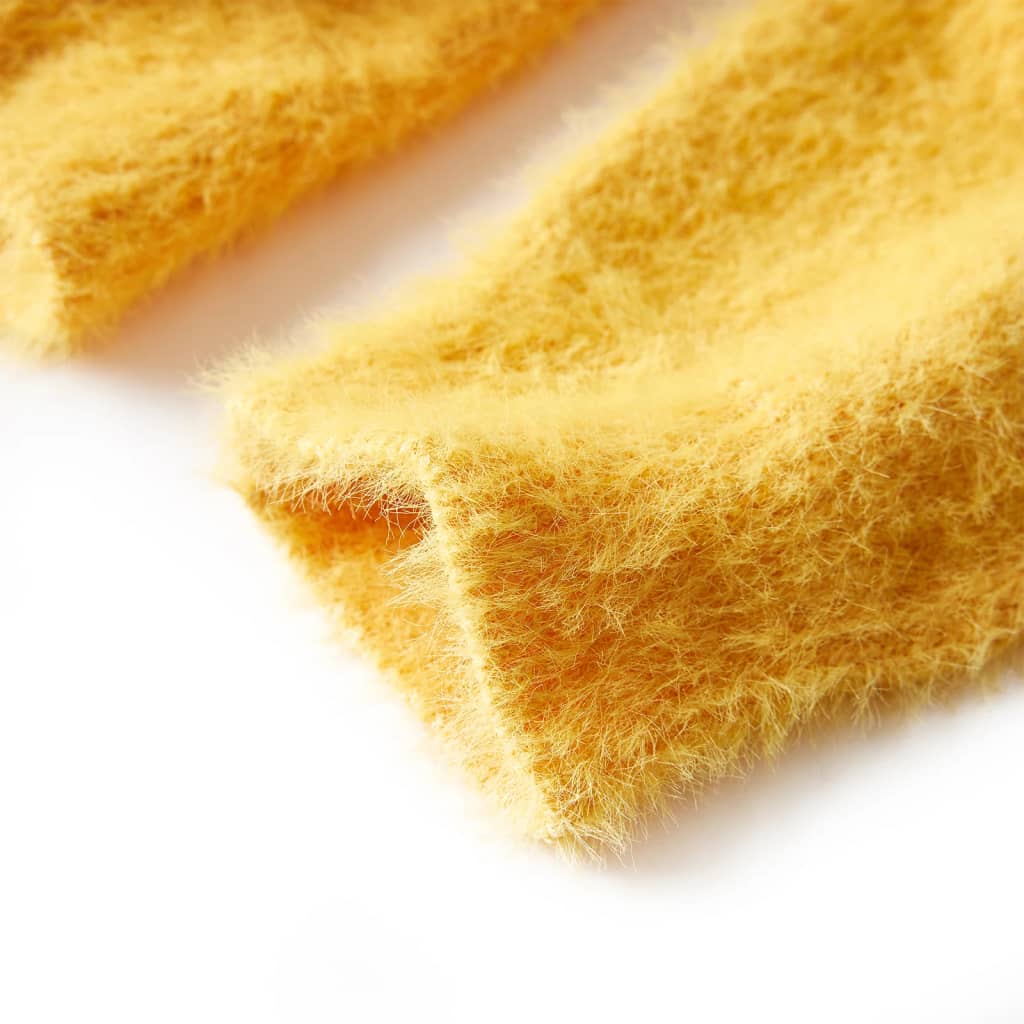 Pulover pentru copii tricotat, ocru, 116 GartenMobel Dekor