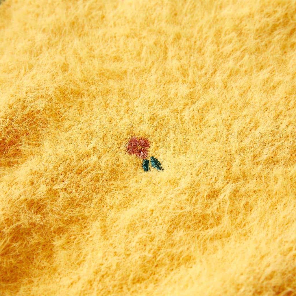 Pulover pentru copii tricotat, ocru, 116 GartenMobel Dekor