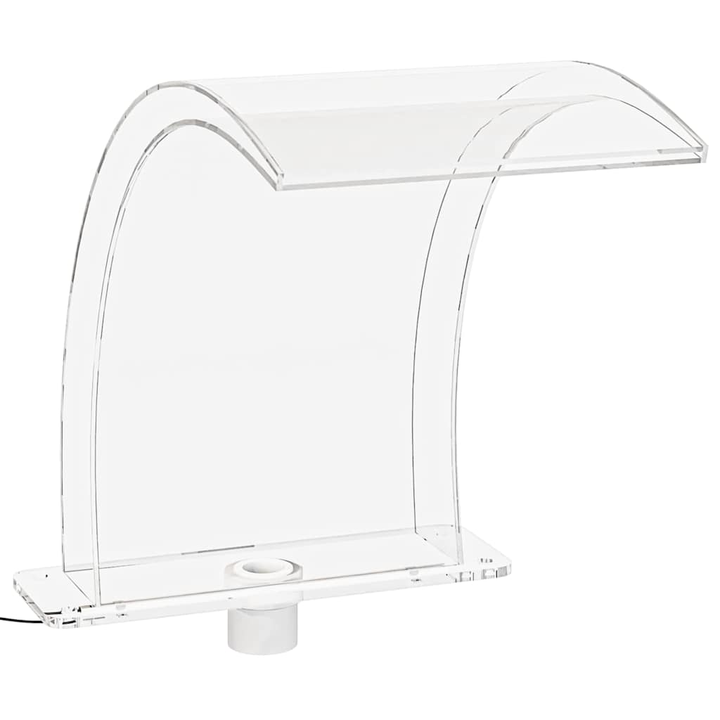 Fântână de piscină cu LED-uri RGB, acril, 50 cm GartenMobel Dekor