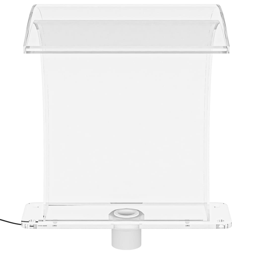 Fântână de piscină cu LED-uri RGB, acril, 50 cm GartenMobel Dekor