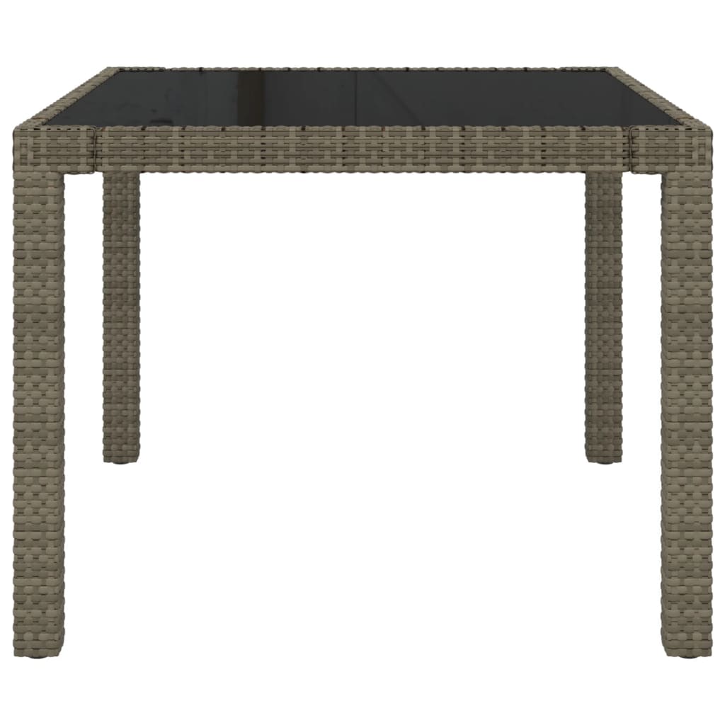 Set mobilier de exterior cu perne, 3 piese, gri, poliratan GartenMobel Dekor