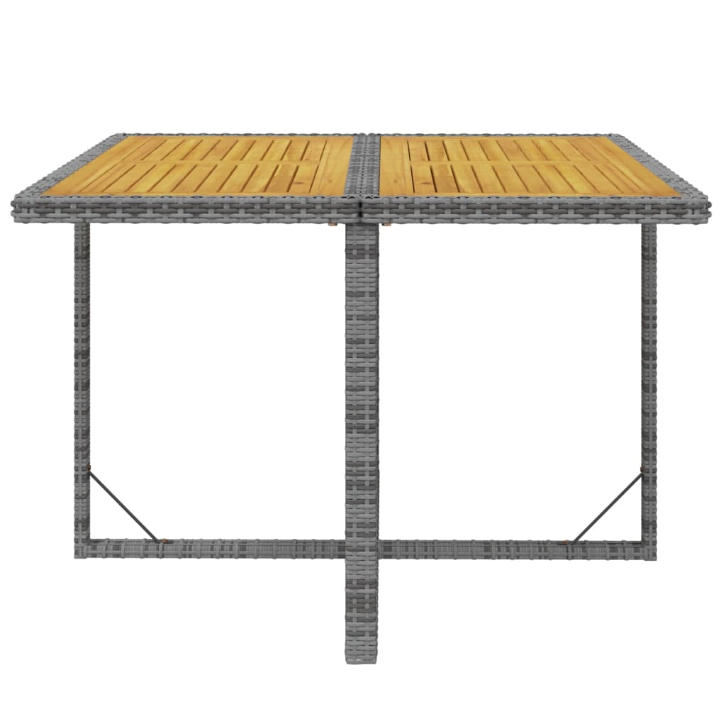 Set mobilier de grădină cu perne, 5 piese, gri, poliratan GartenMobel Dekor